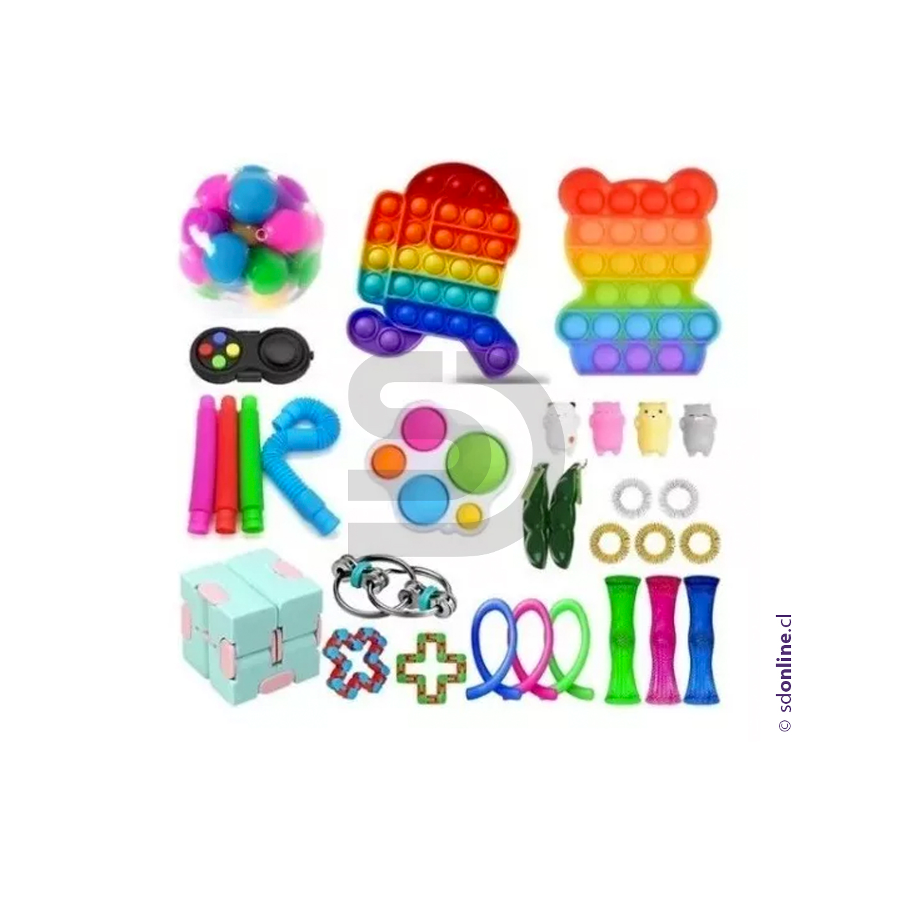 Kit sensorial 26 juegos Fidget 1