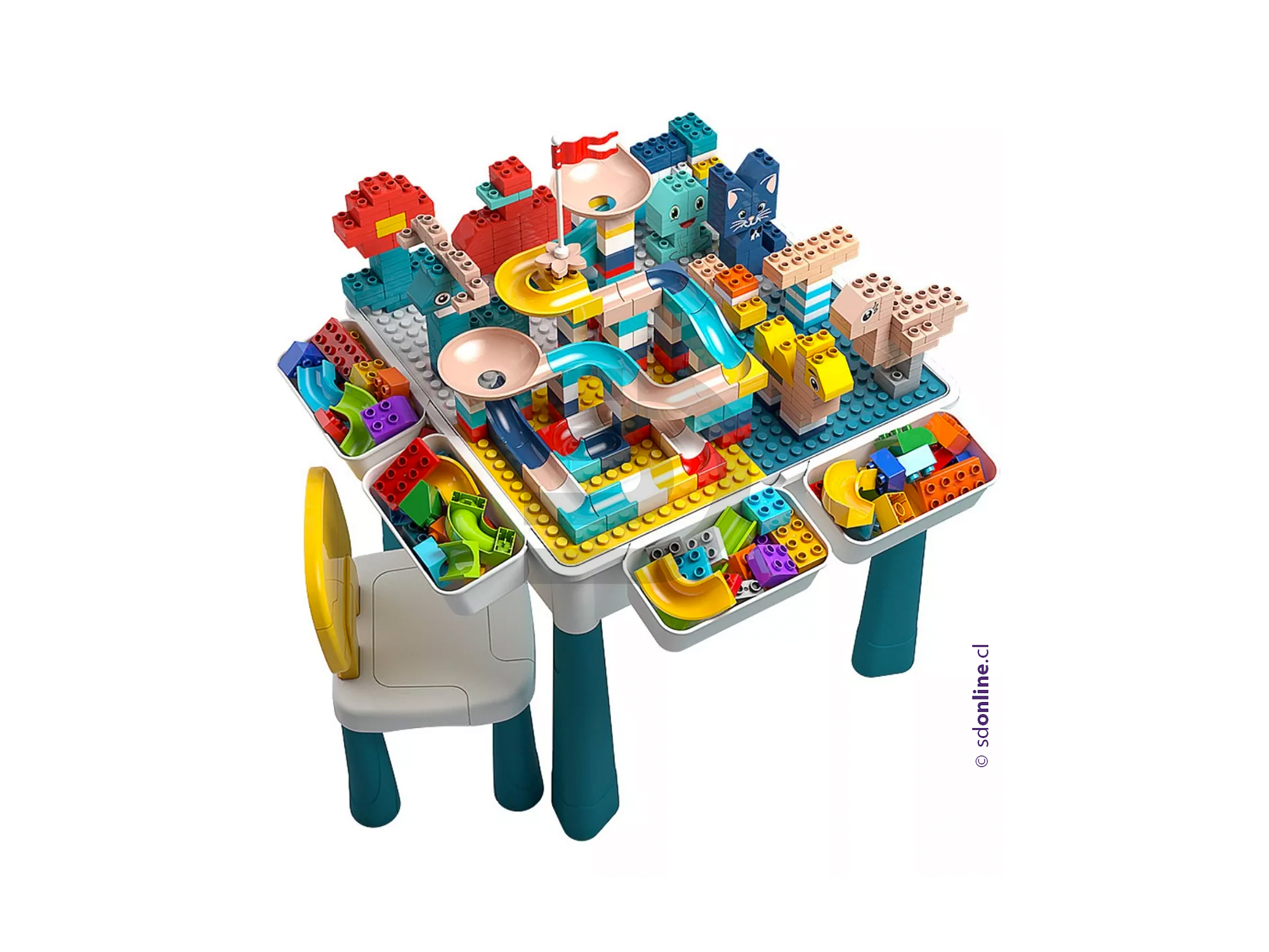 Estación de juegos con bloques 1