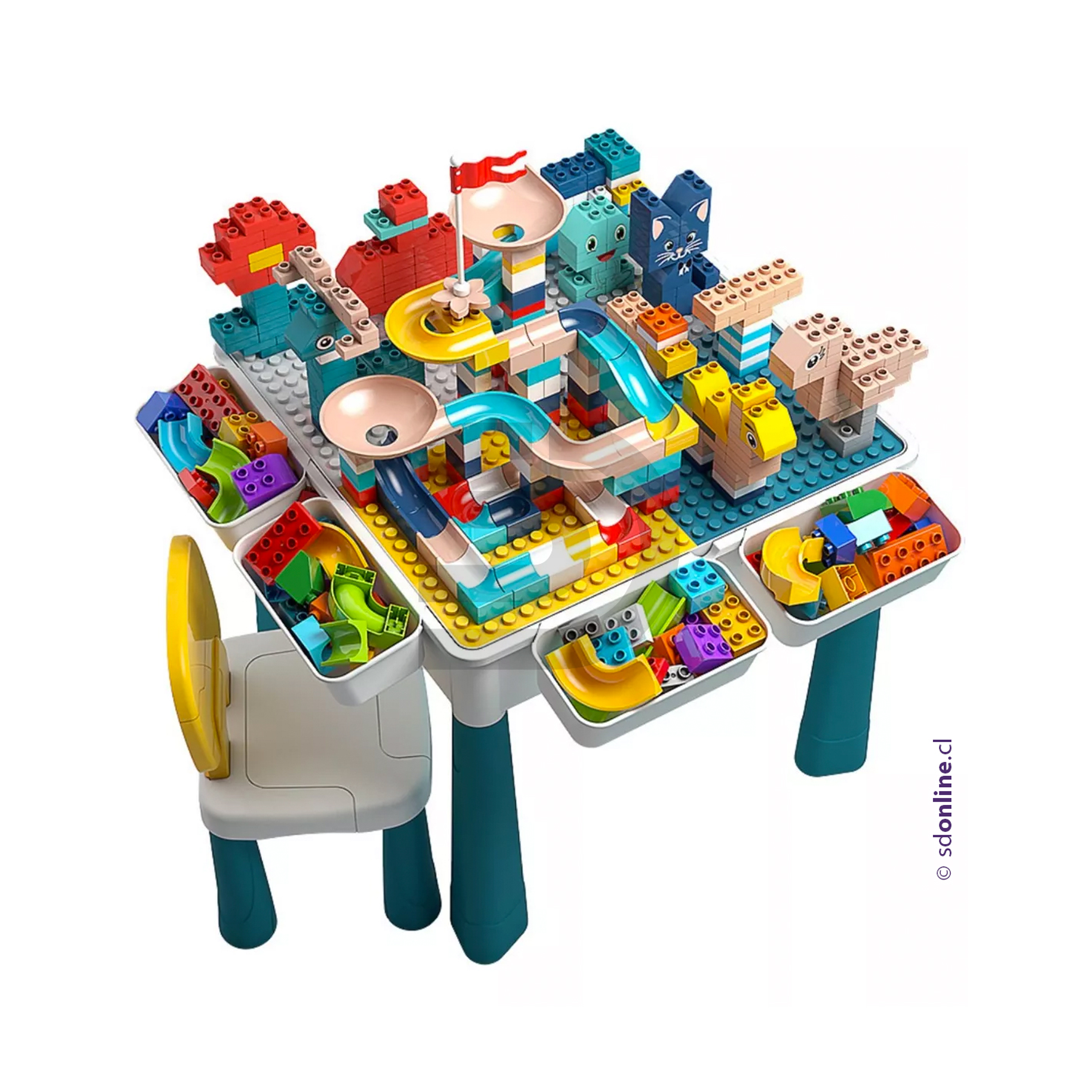 Estación de juegos con bloques 1