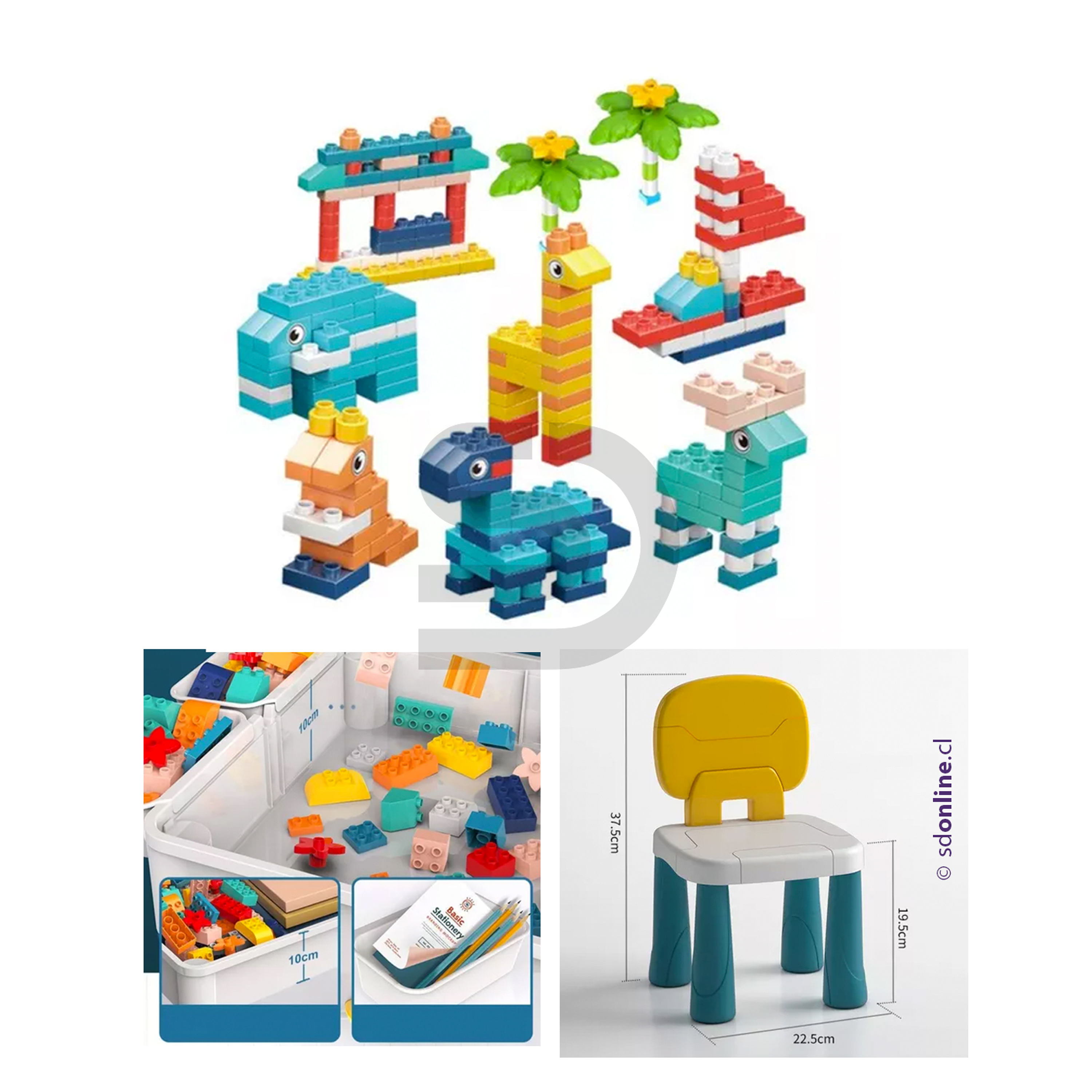 Estación de juegos con bloques 2