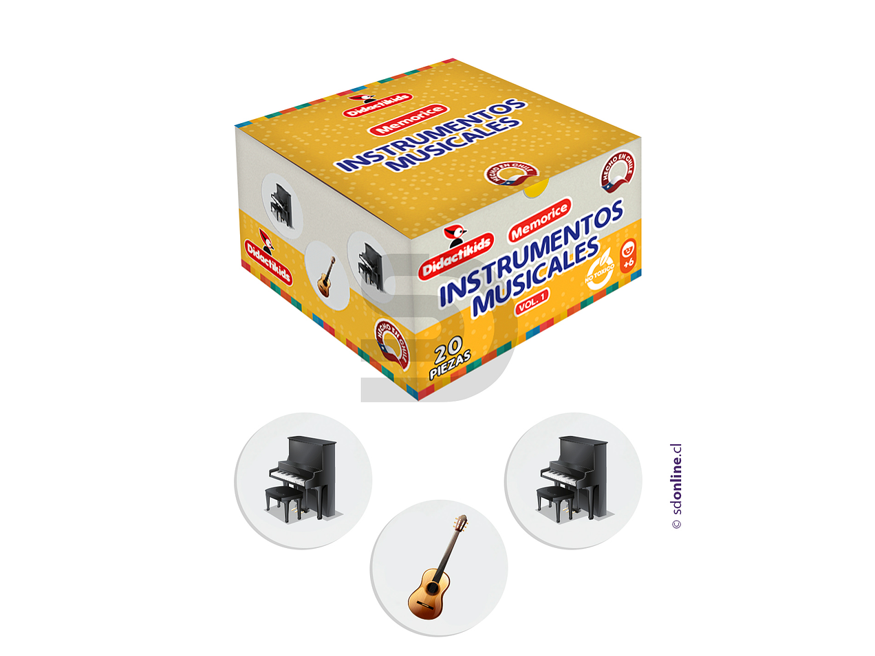 Memorice de Instrumentos musicales - Vol. 1 1