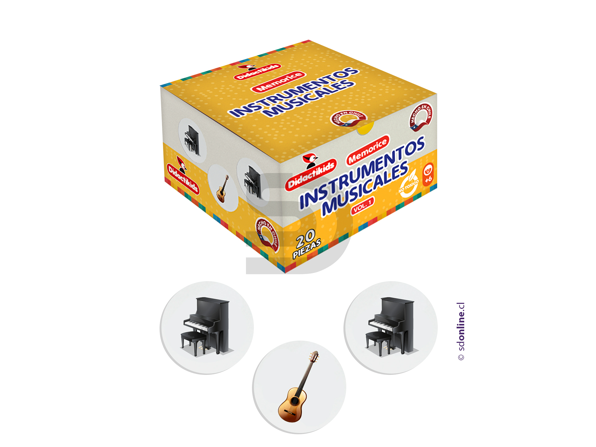 Memorice de Instrumentos musicales - Vol. 1 1