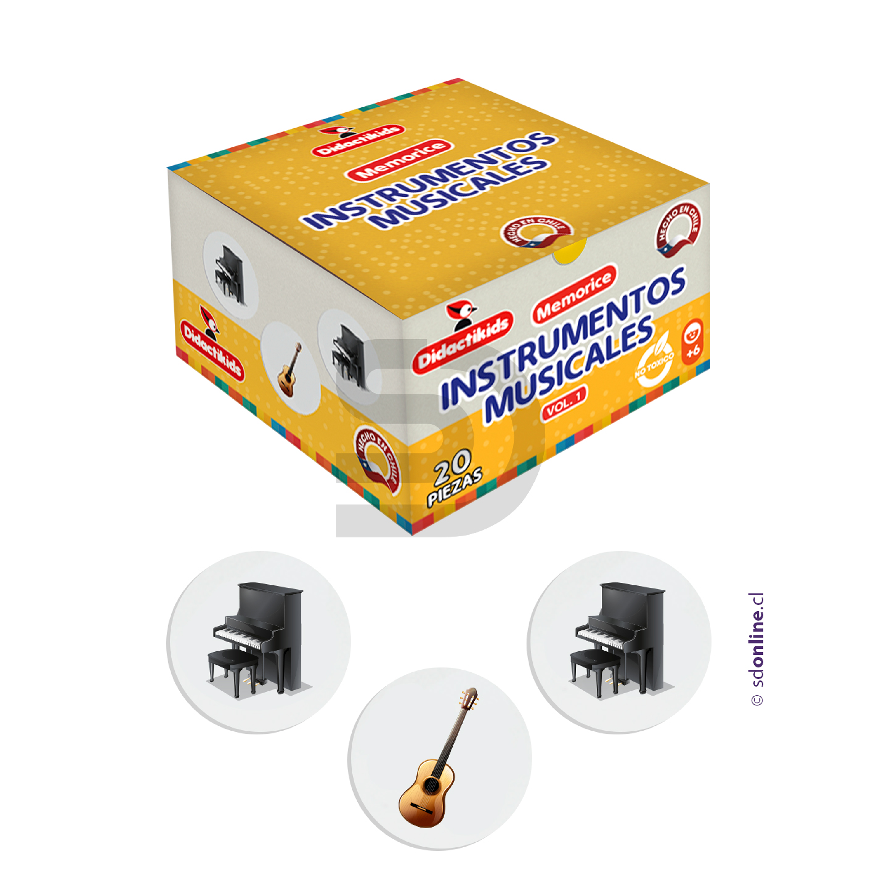 Memorice de Instrumentos musicales - Vol. 1 1
