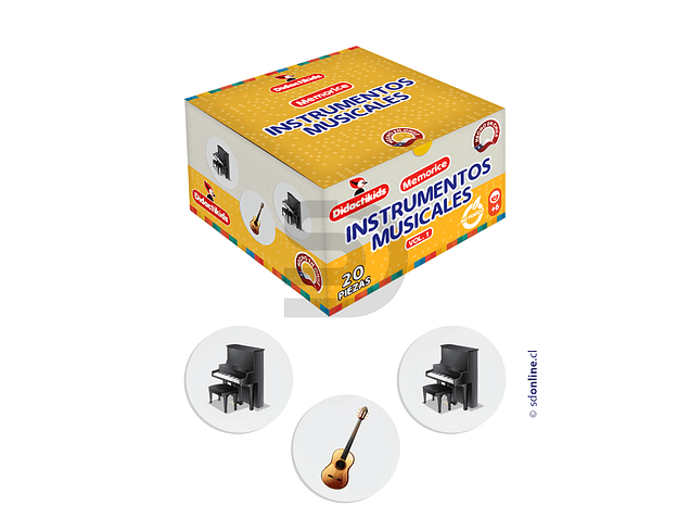 Memorice de Instrumentos musicales - Vol. 1 1