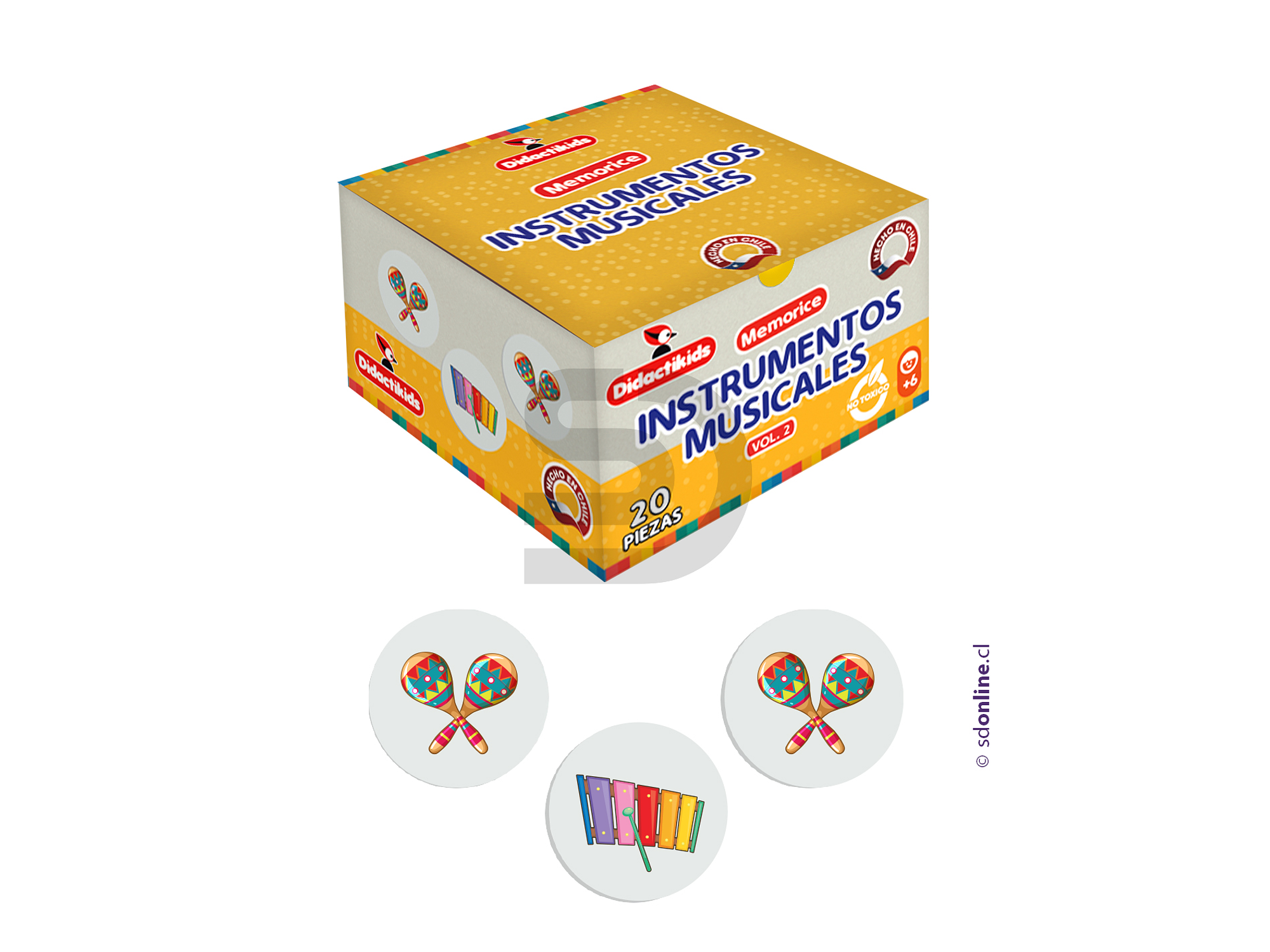 Memorice de Instrumentos musicales - Vol. 2 1