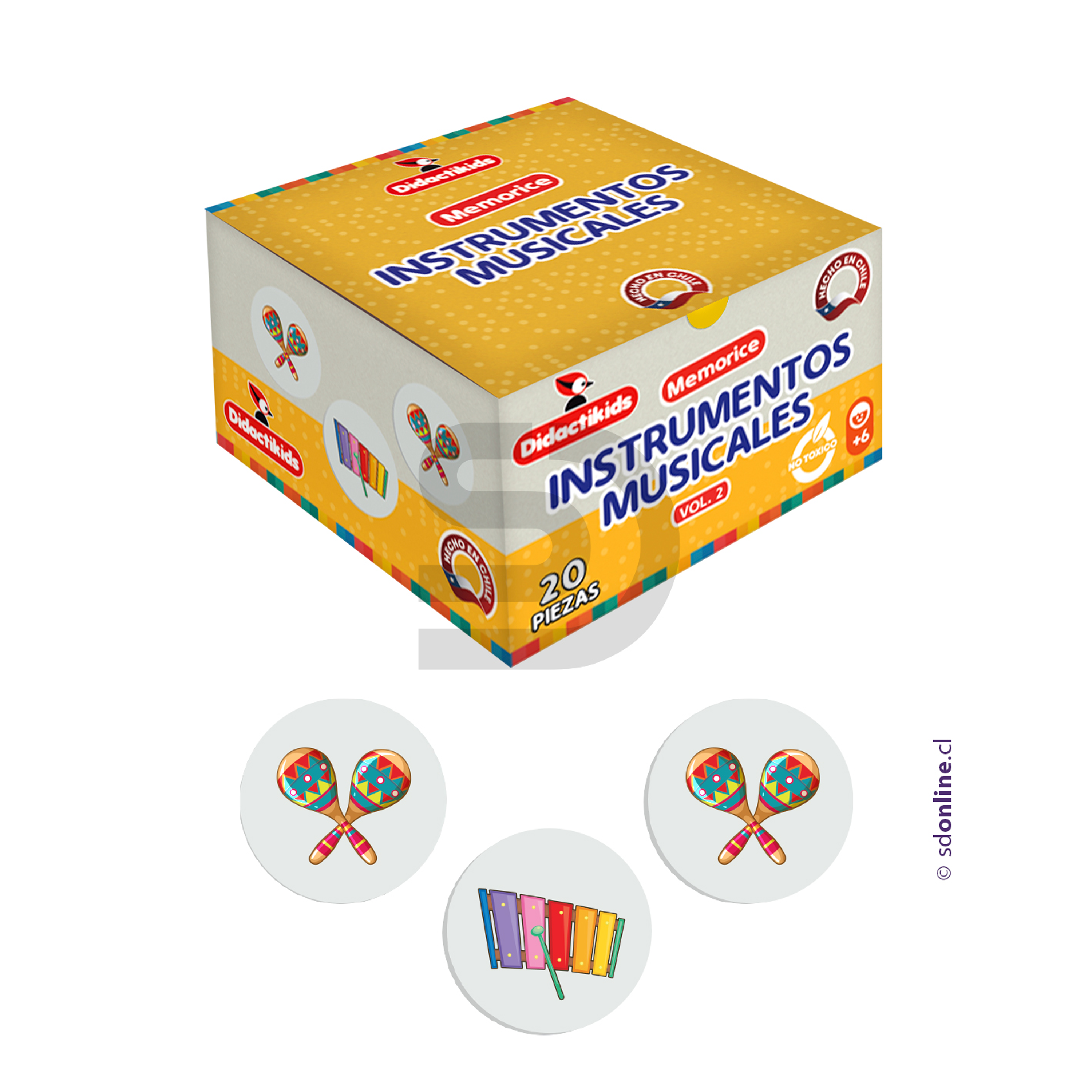 Memorice de Instrumentos musicales - Vol. 2 1