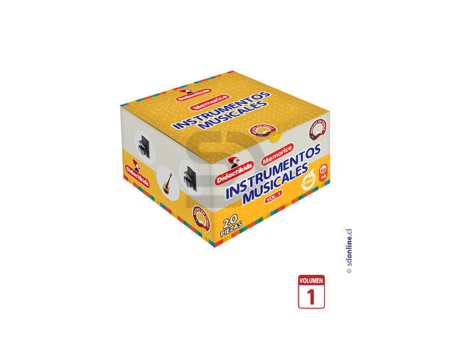 Memorice de Instrumentos musicales - Vol. 1 2