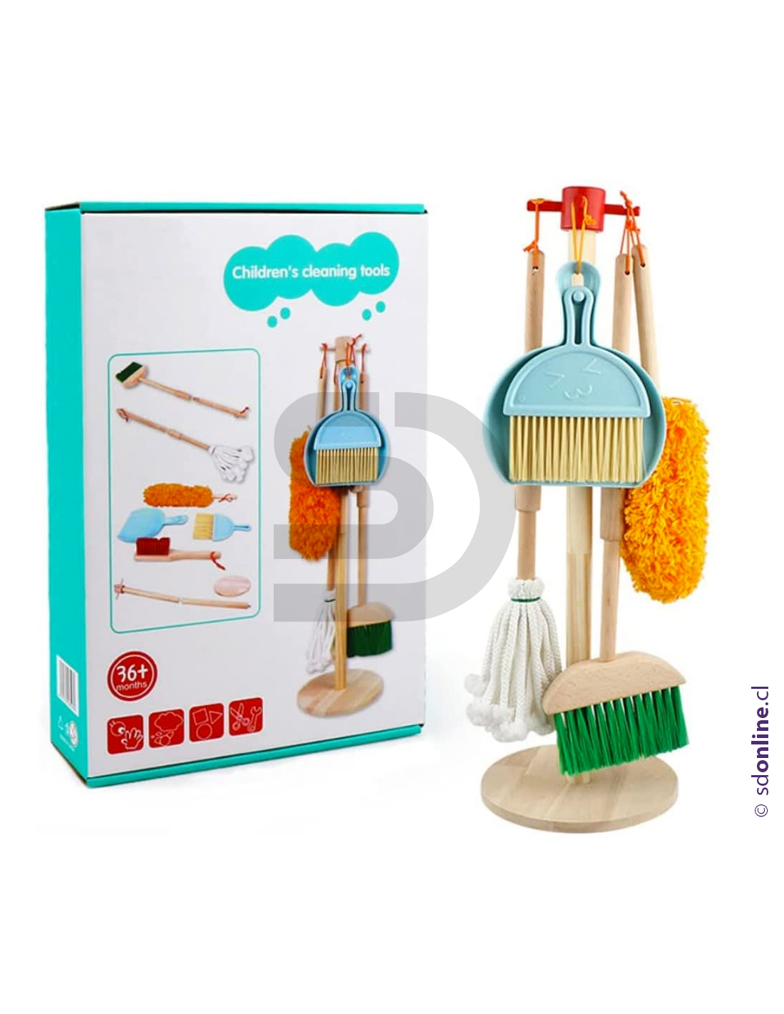 Set aseo madera