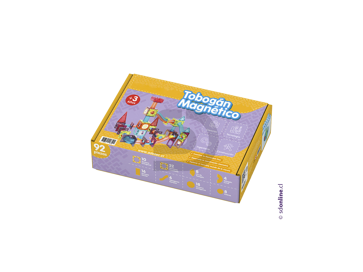 Laberinto magnético con esferas 92 pzas. 1