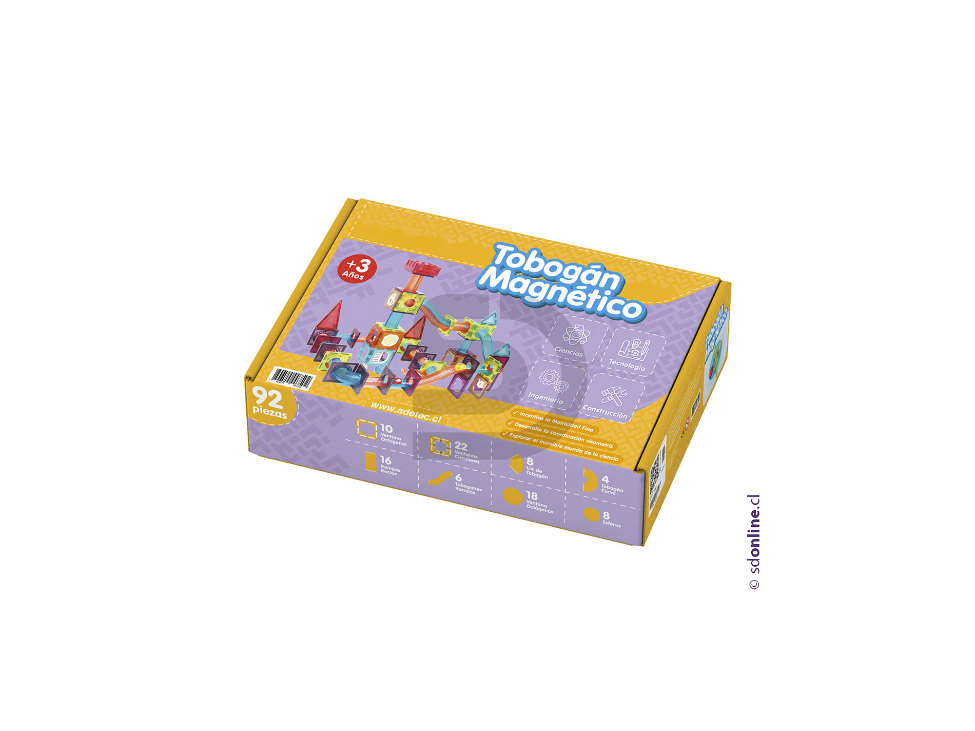 Laberinto magnético con esferas 92 pzas. 1