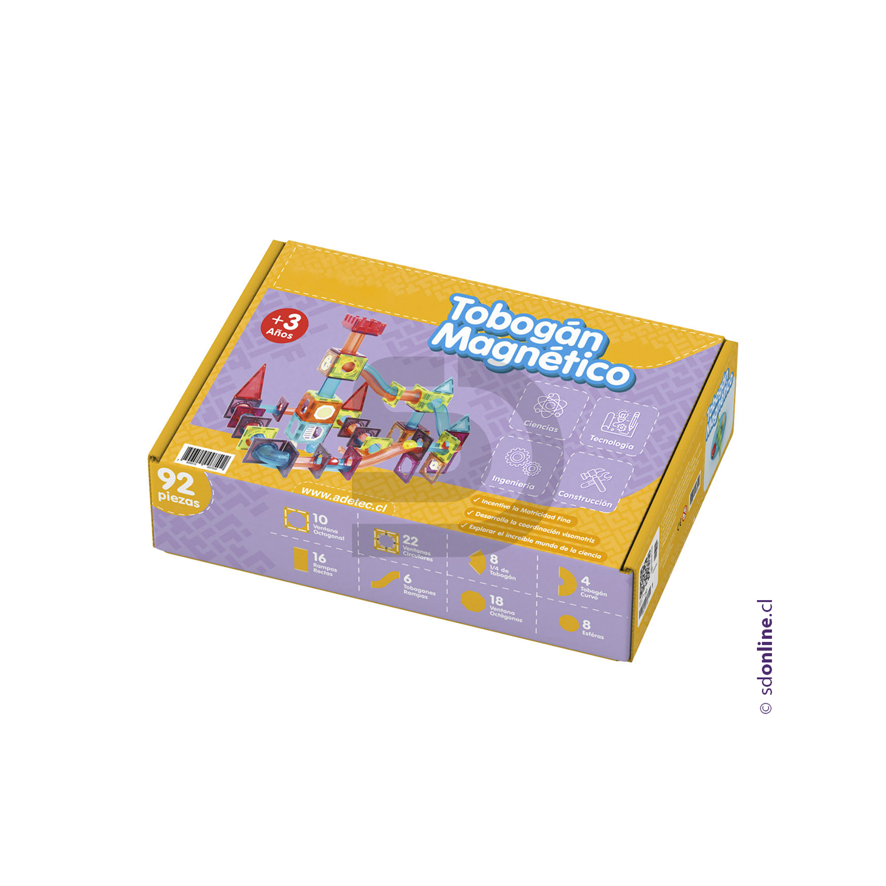 Laberinto magnético con esferas 92 pzas. 1