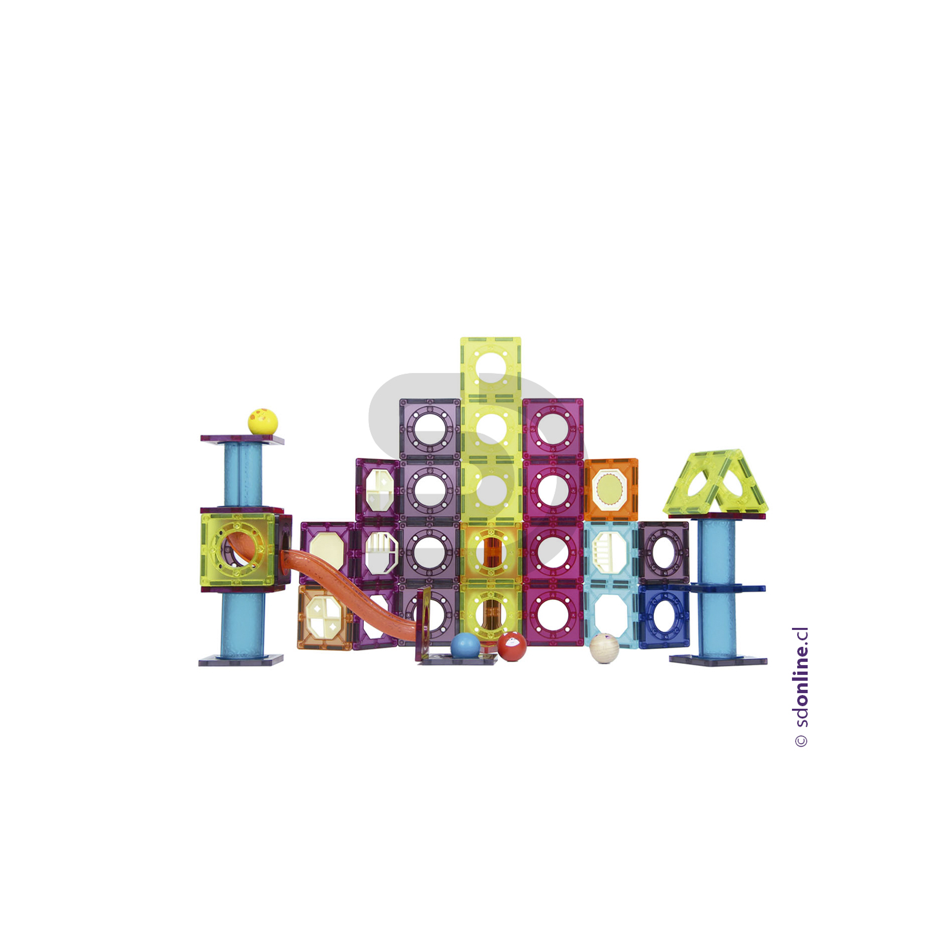 Laberinto magnético con esferas 92 pzas. 2