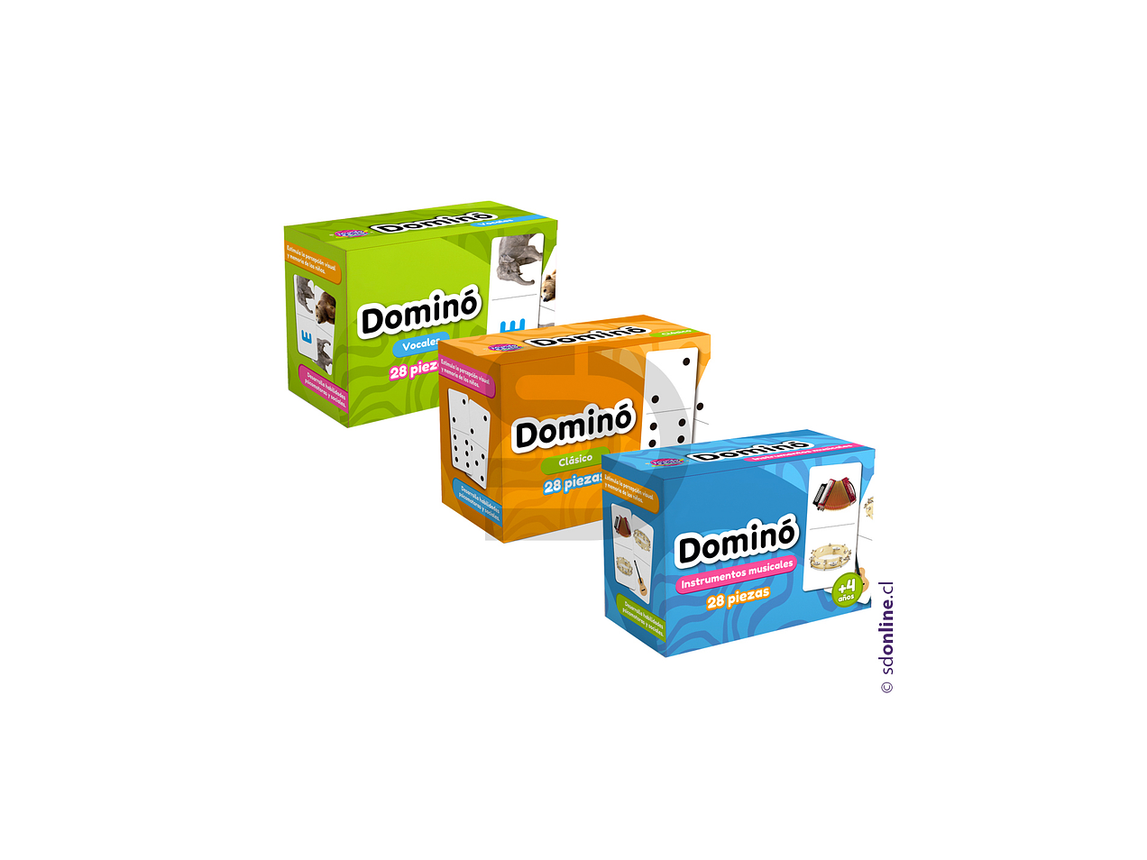 Kit 3 dominós temáticas  1