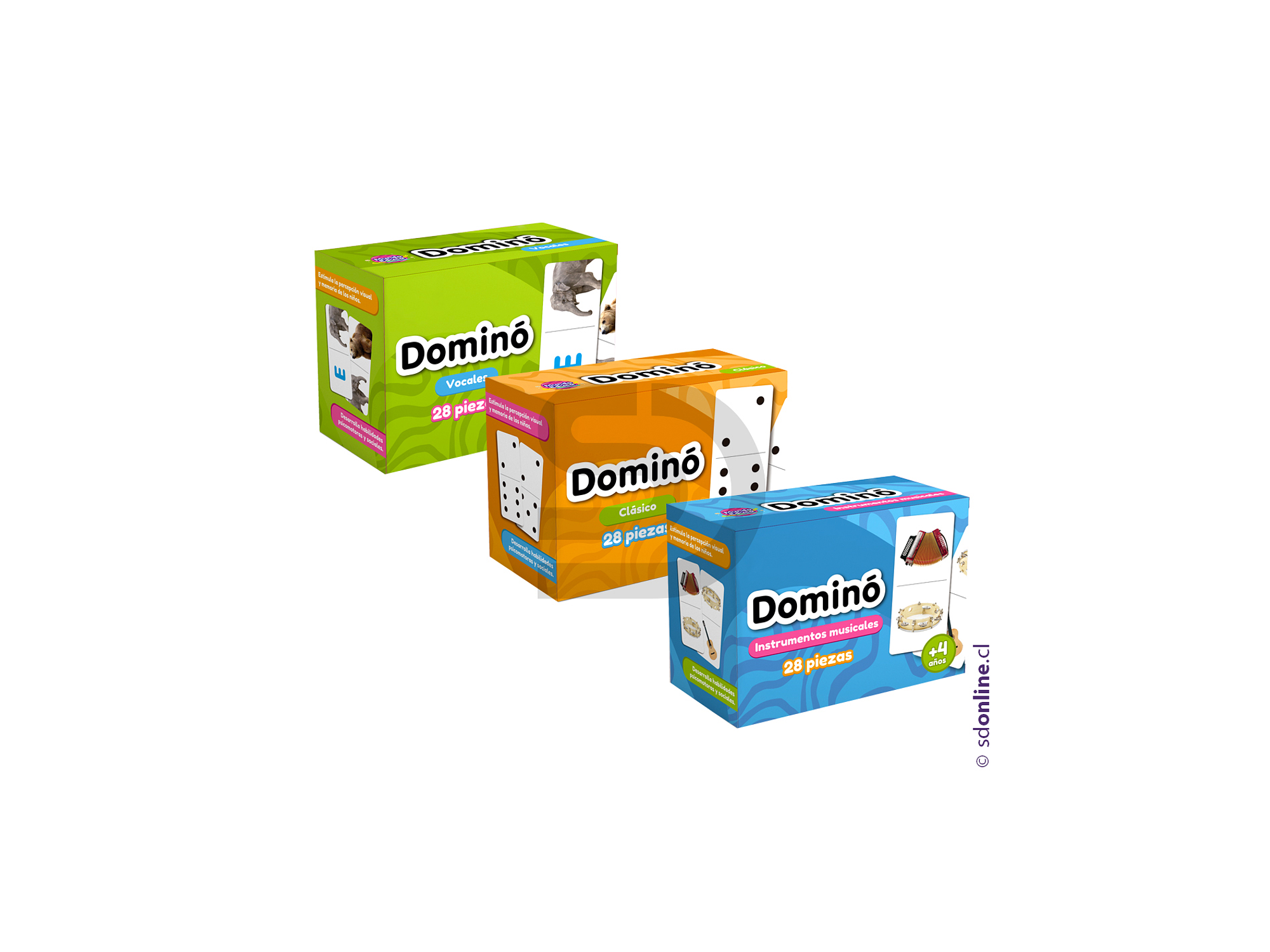 Kit 3 dominós temáticas  1