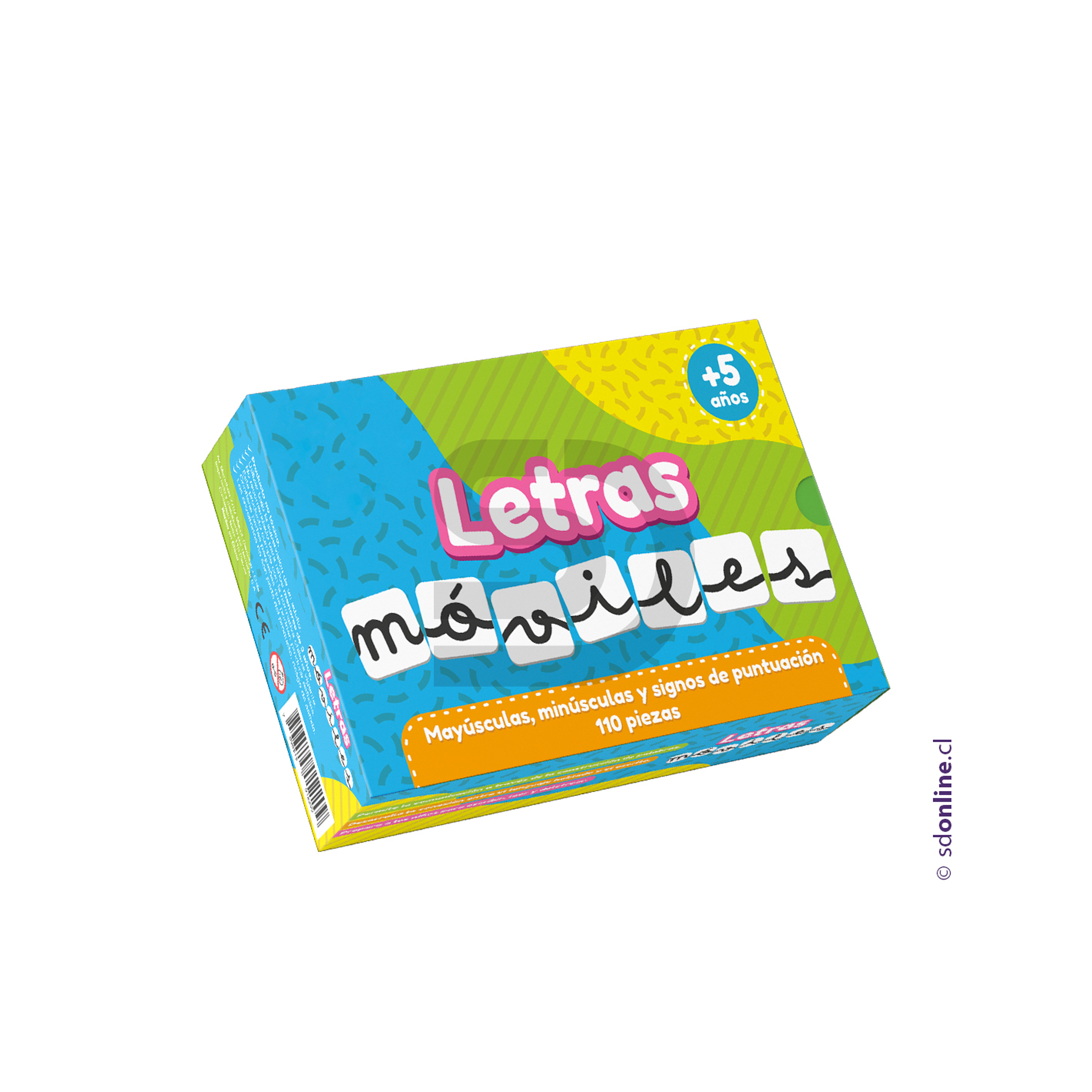 Set letras móvil 110 pzas. 1