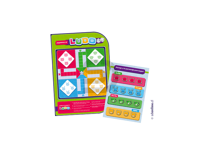 Ludo infantil magnético animales 1