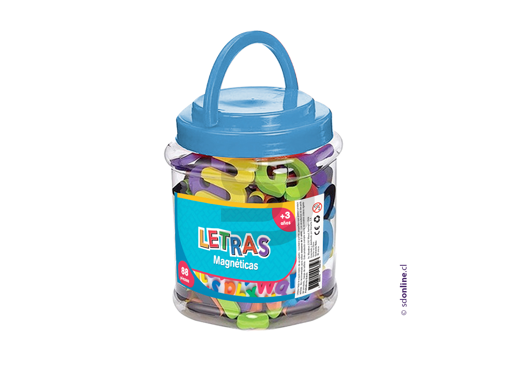 Letras magnéticas jumbo 88 pzas. 1