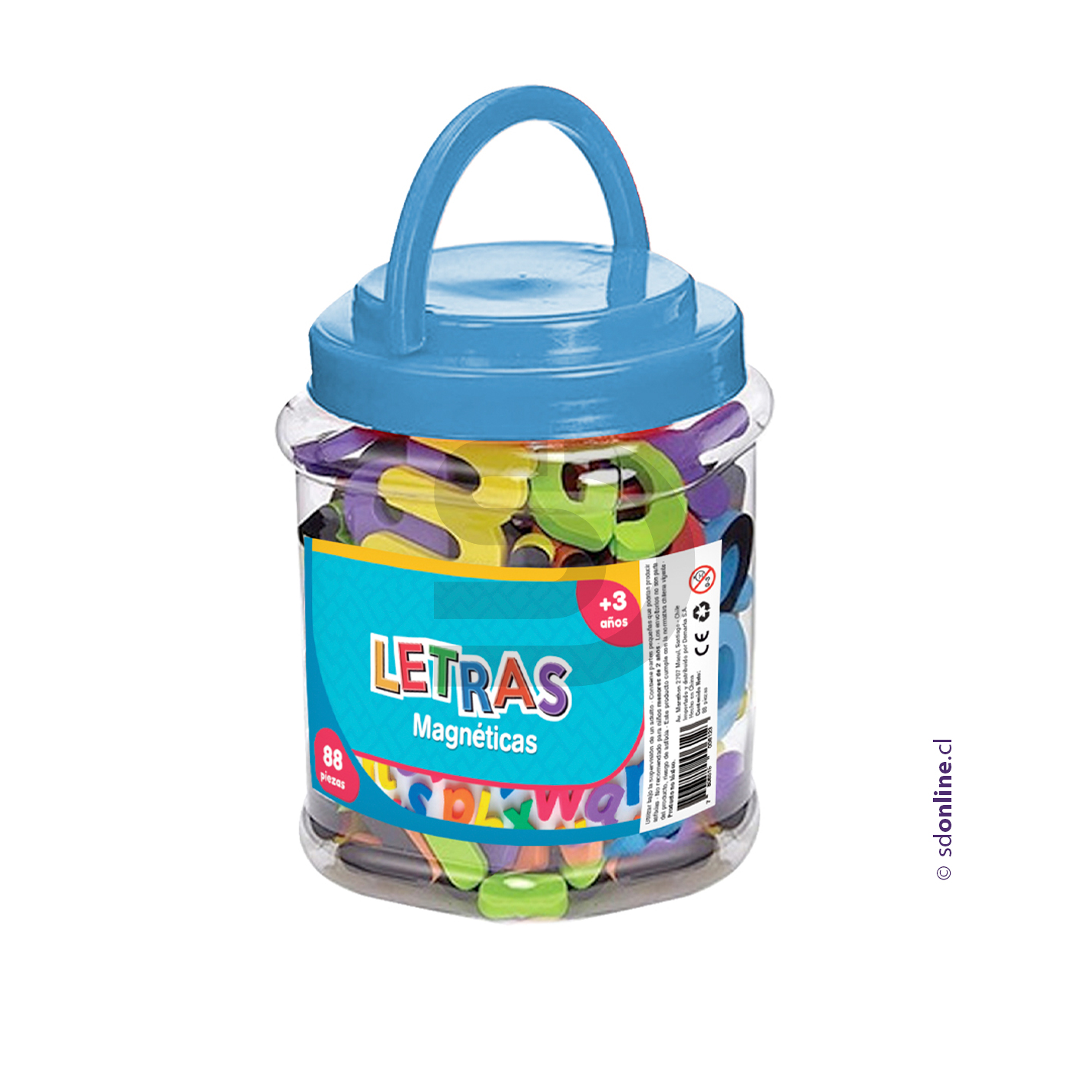 Letras magnéticas jumbo 88 pzas. 1