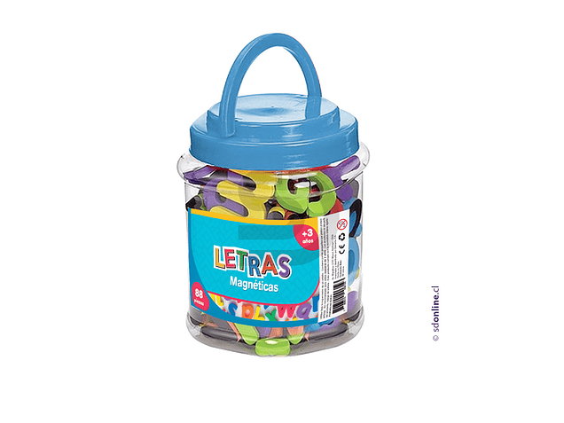 Letras magnéticas jumbo 88 pzas. 1