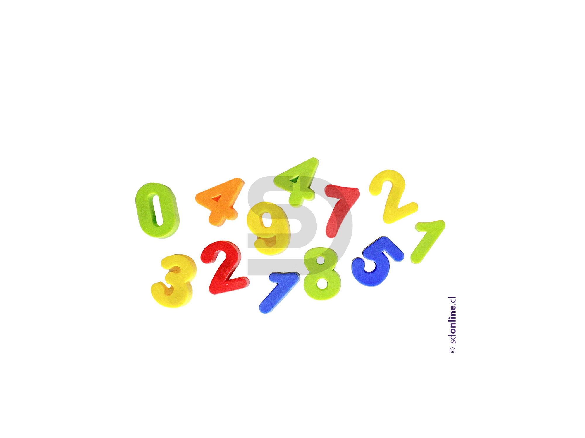 Números magnéticos jumbo 88 pzas. 2