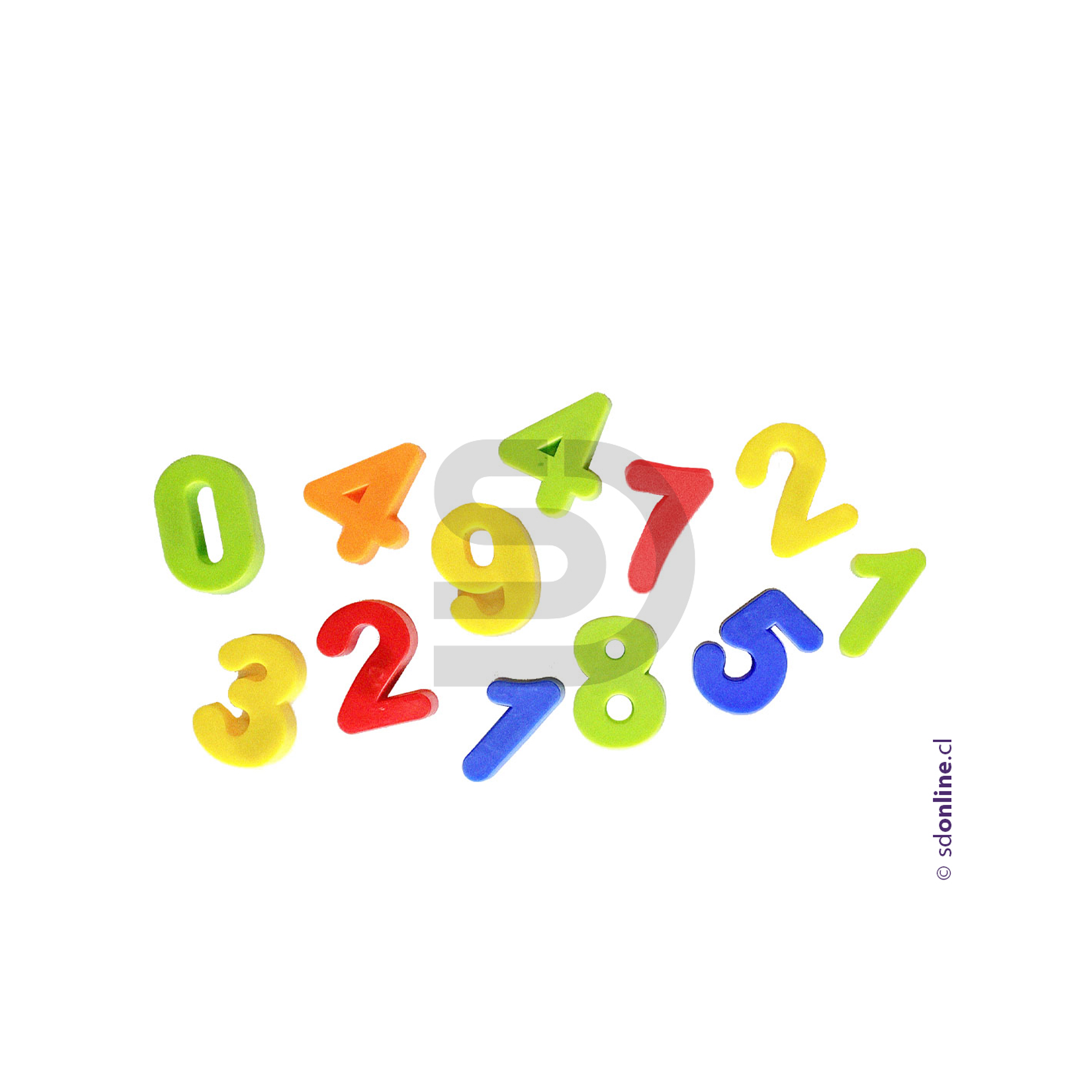 Números magnéticos jumbo 88 pzas. 2