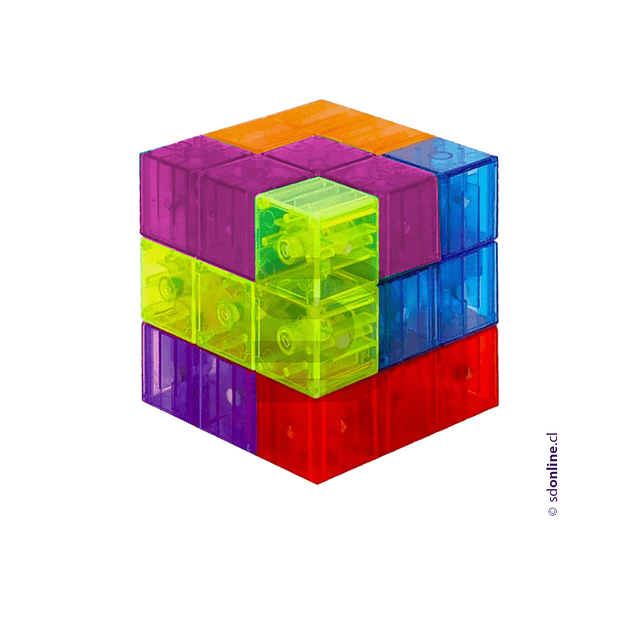 Cubo magnético con patrones