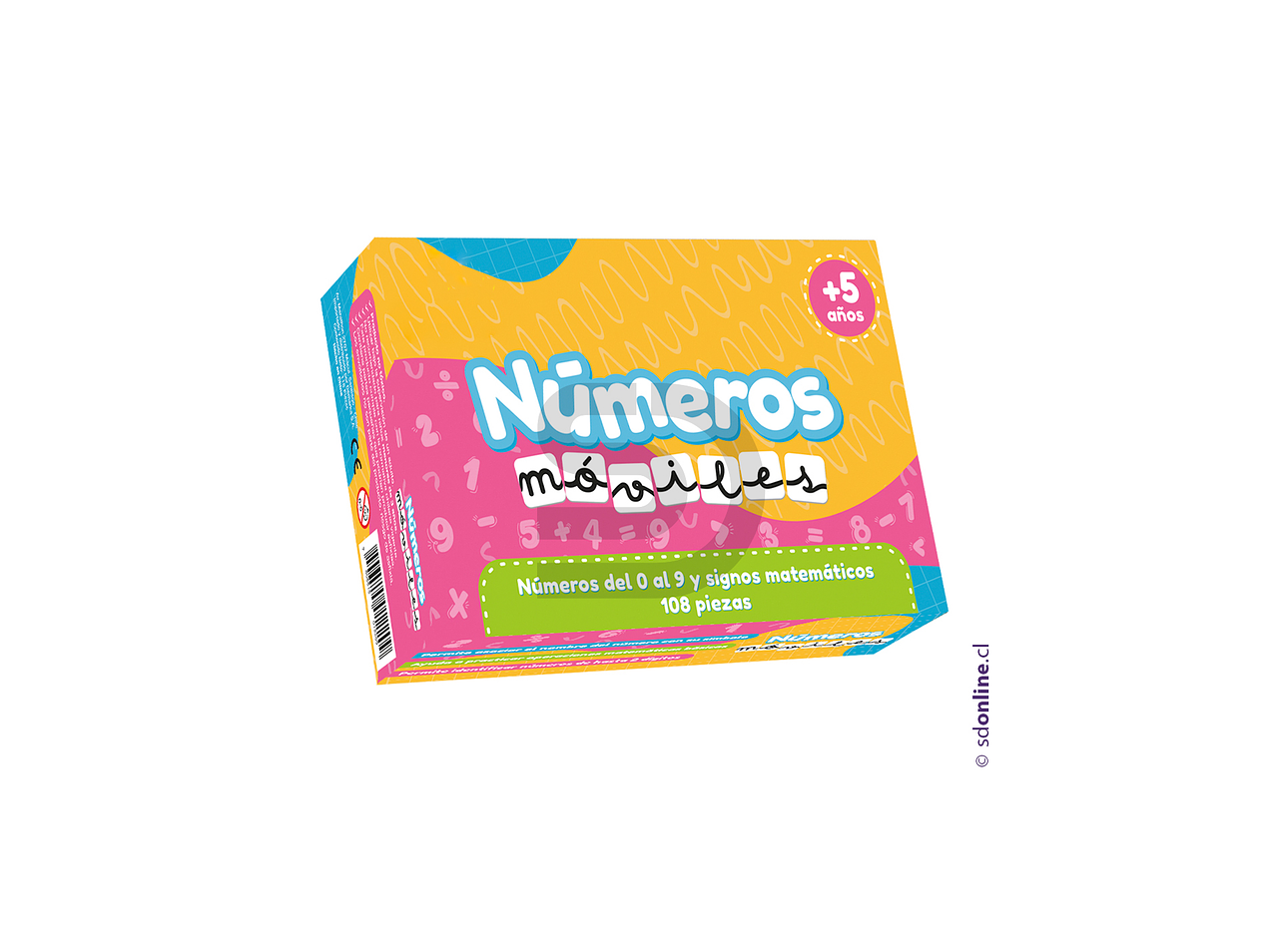 Set números móvil 108 pzas. 1