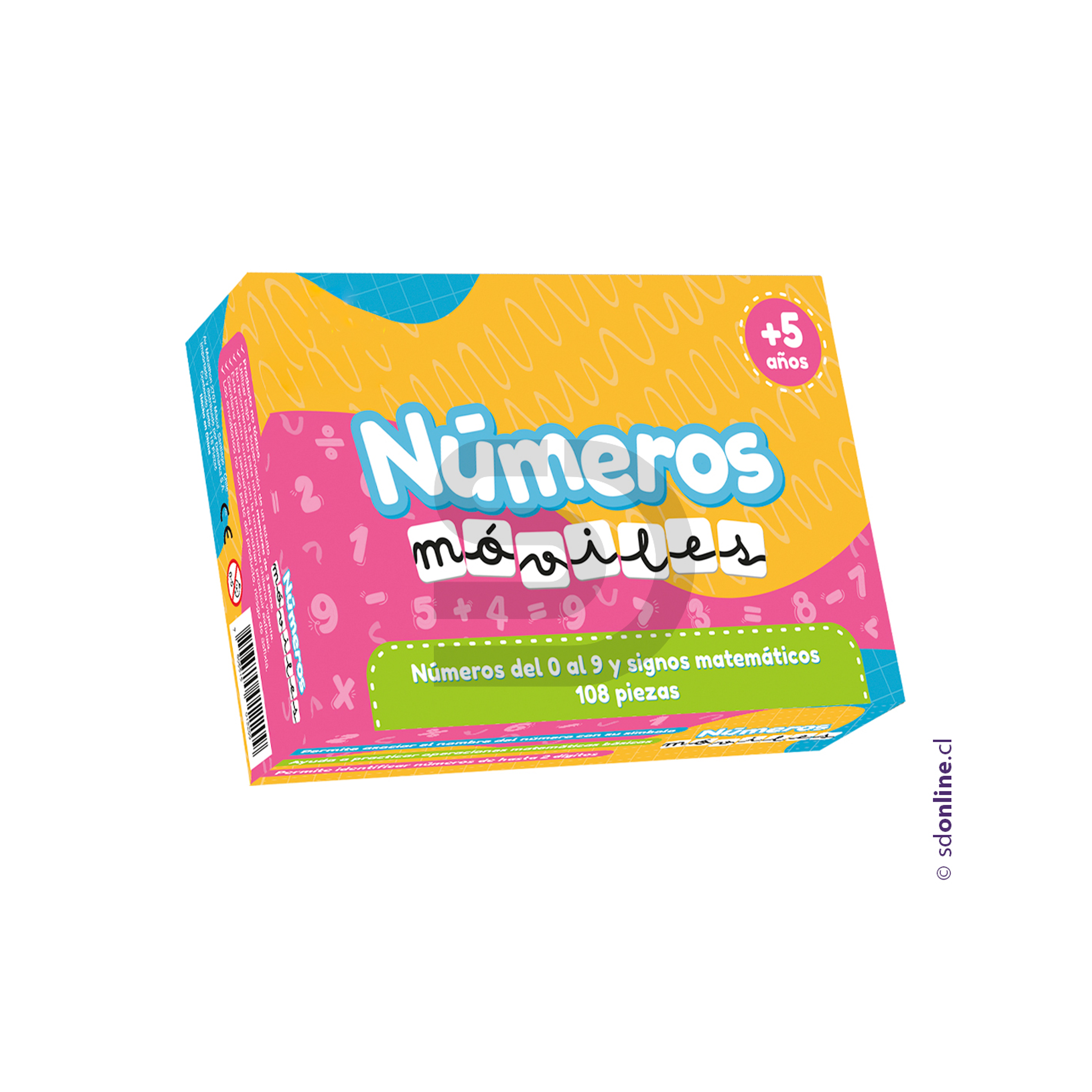 Set números móvil 108 pzas. 1