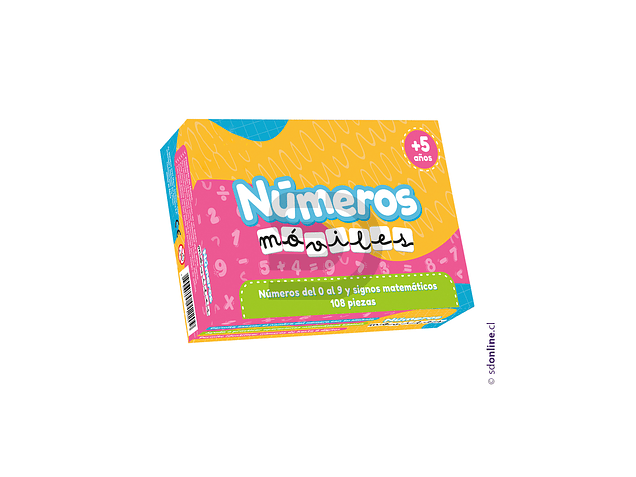 Set números móvil 108 pzas. 1