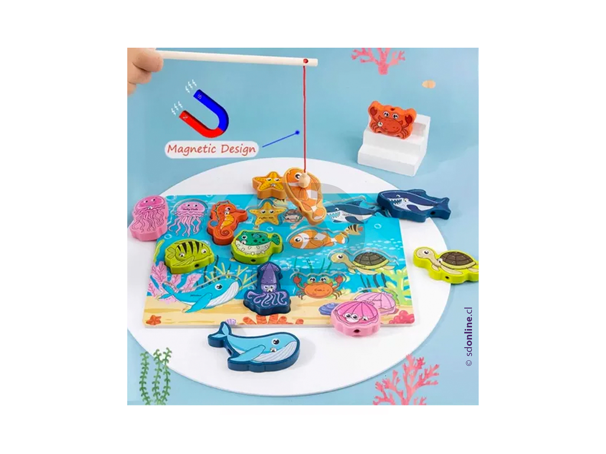 Juego de pesca milagrosa 3 en 1 2