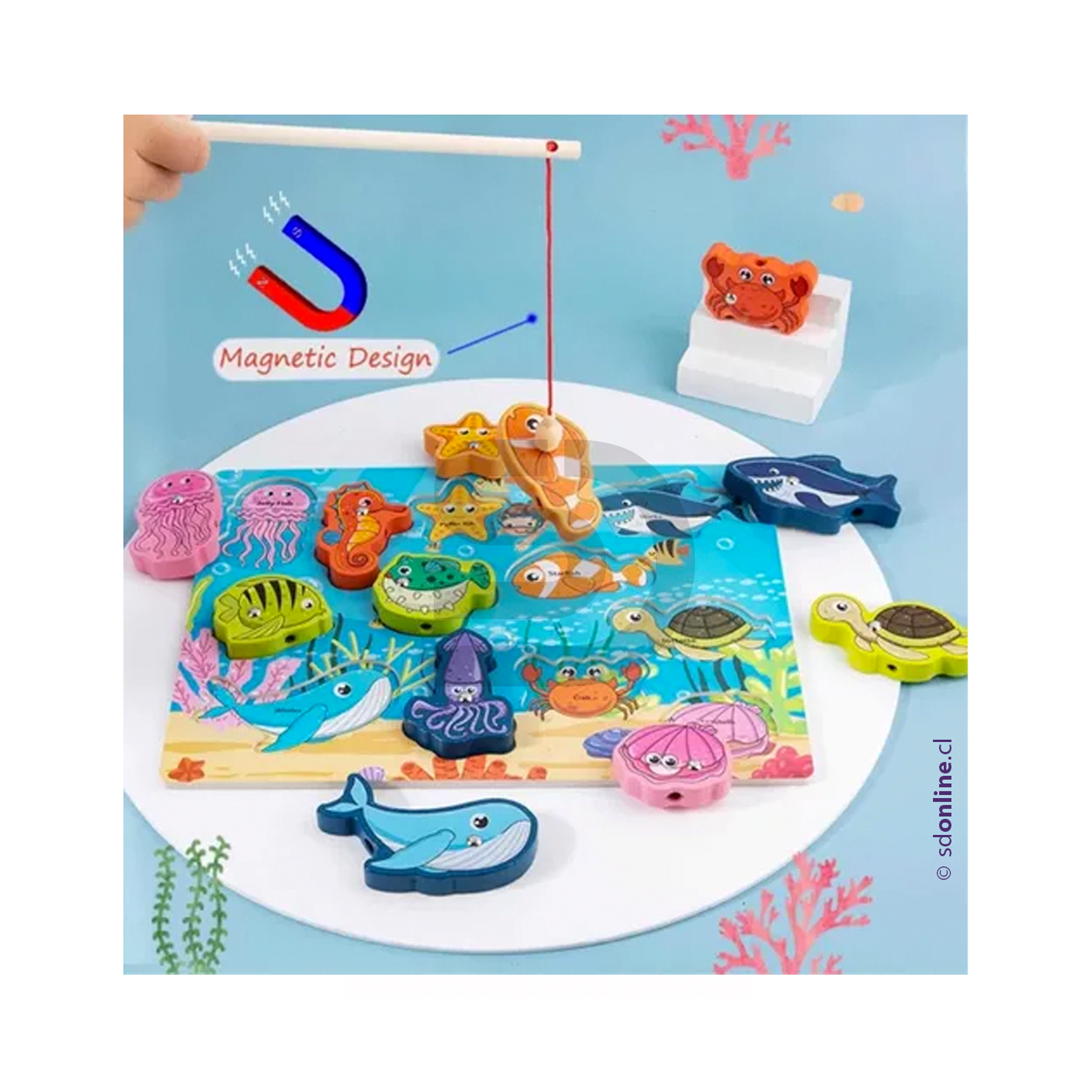 Juego de pesca milagrosa 3 en 1 2