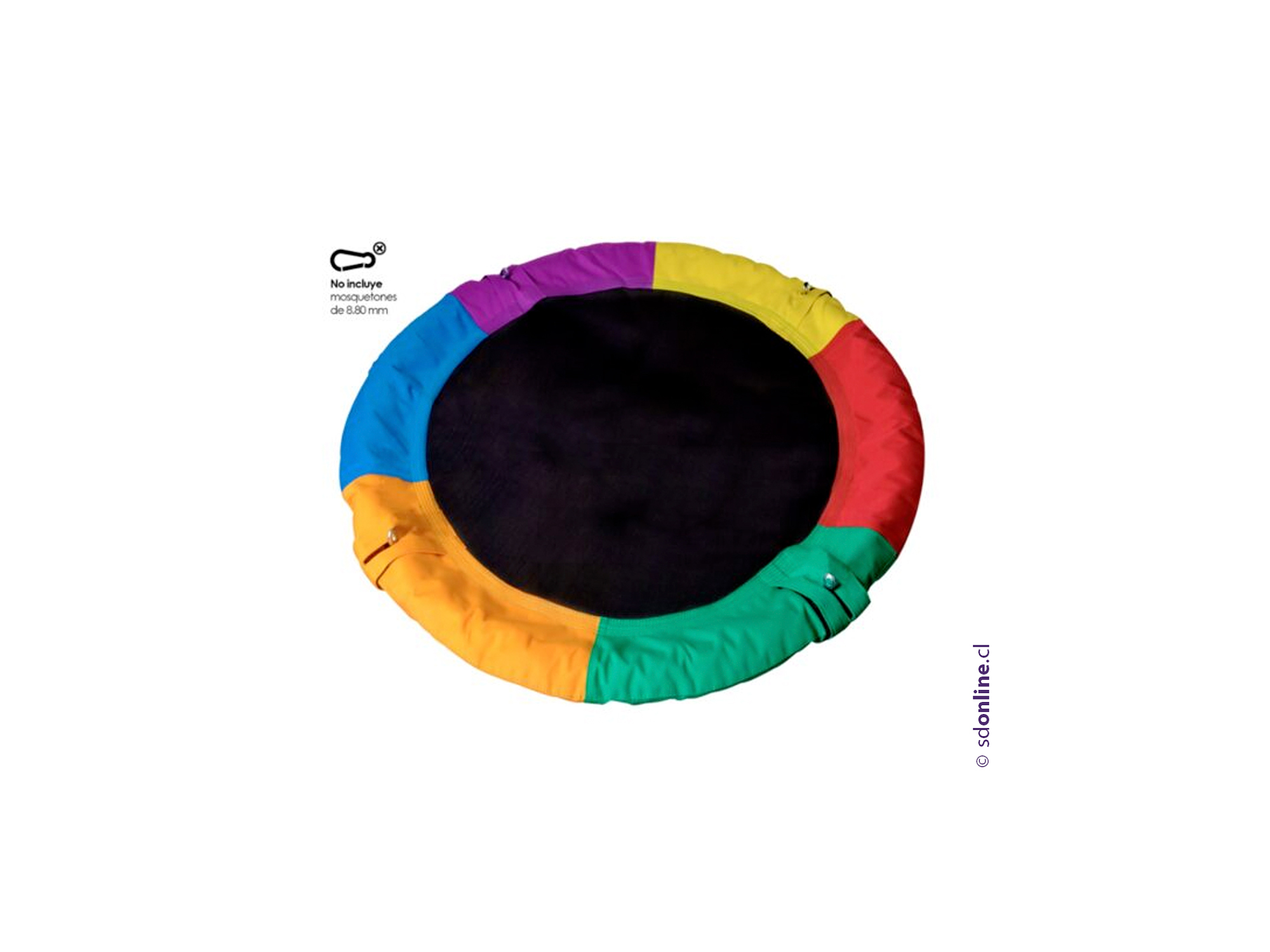 Columpio circular con sistema de anclaje al techo 2