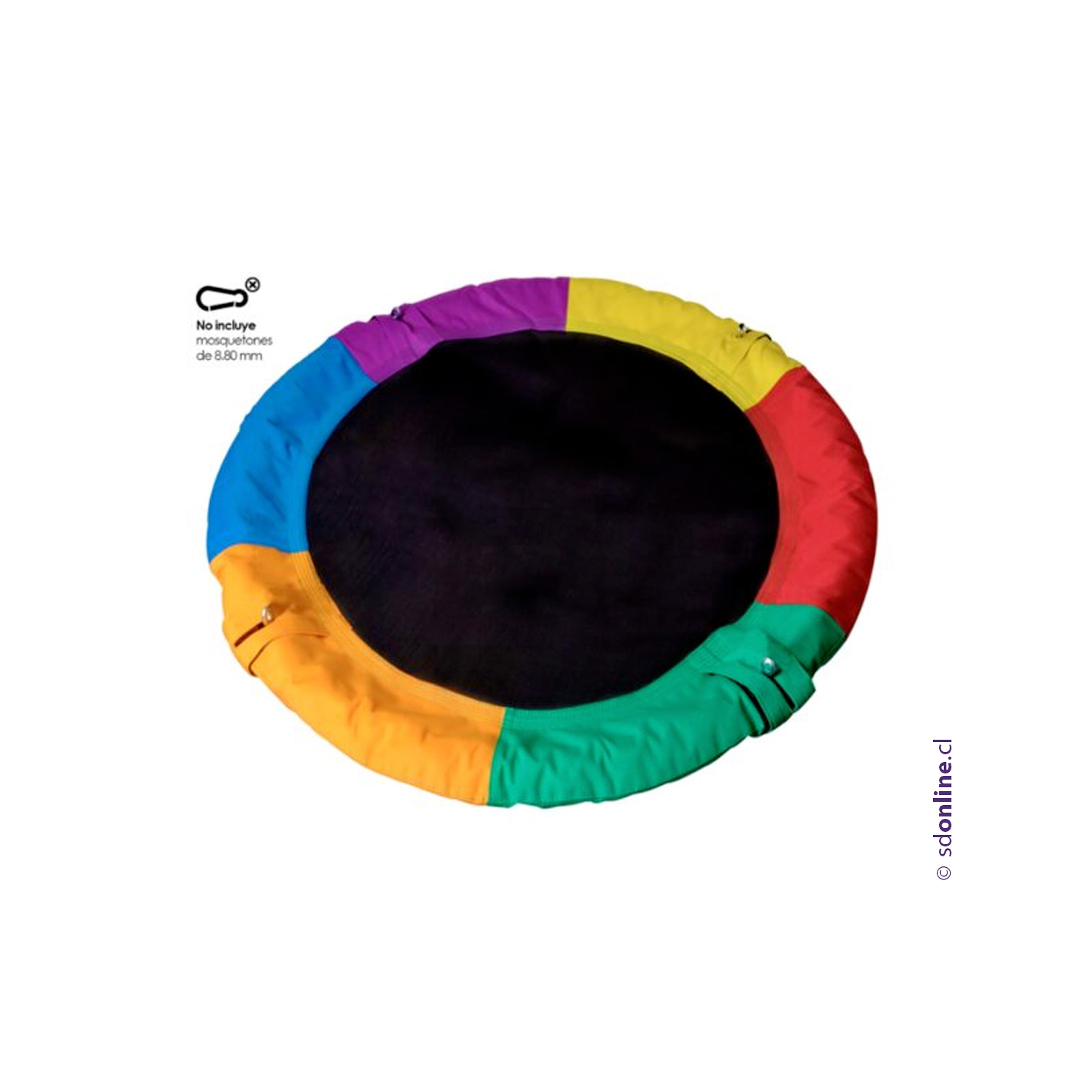 Columpio circular con sistema de anclaje al techo 2