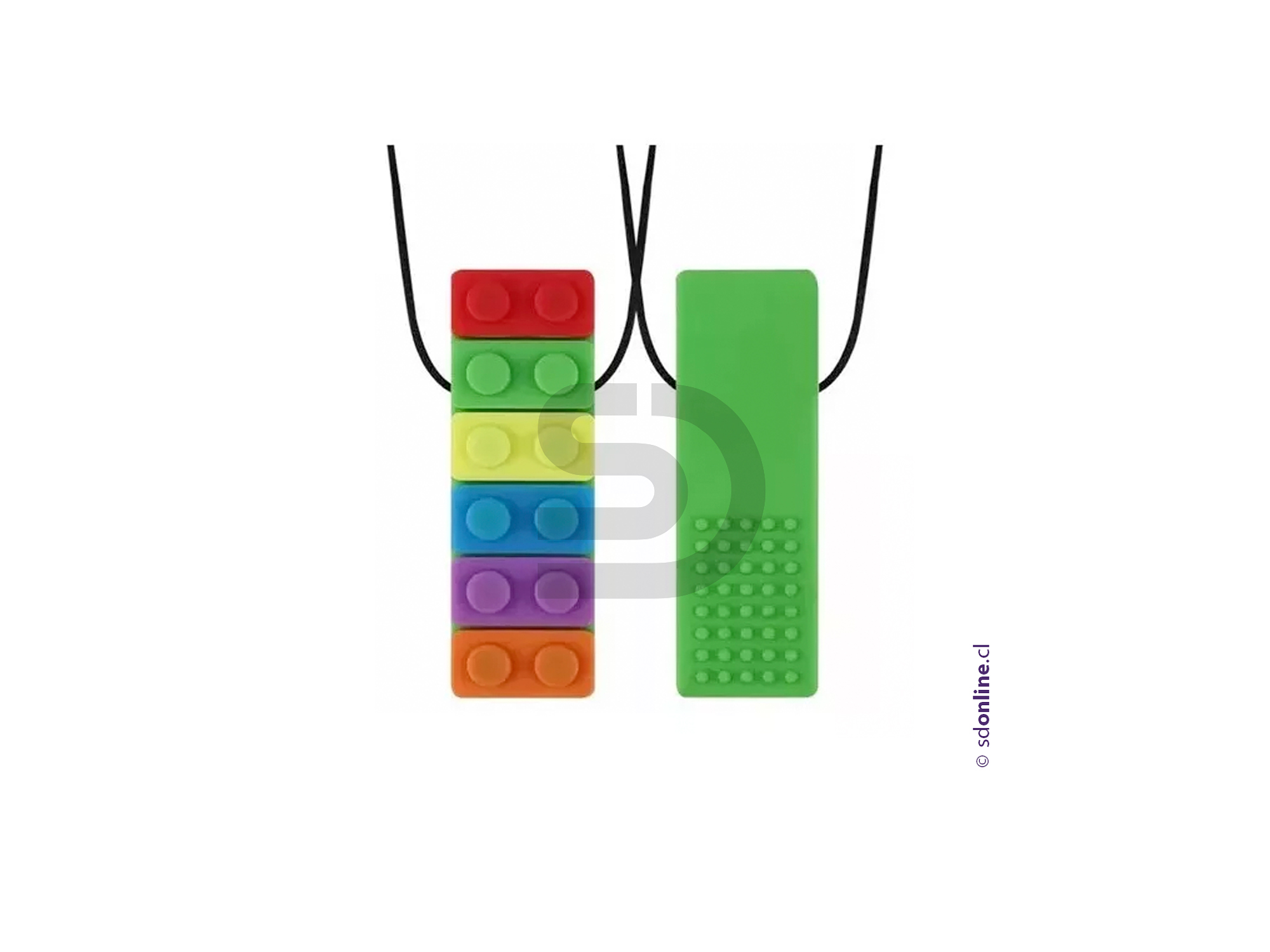 Mordedor sensorial lego multicolor 3