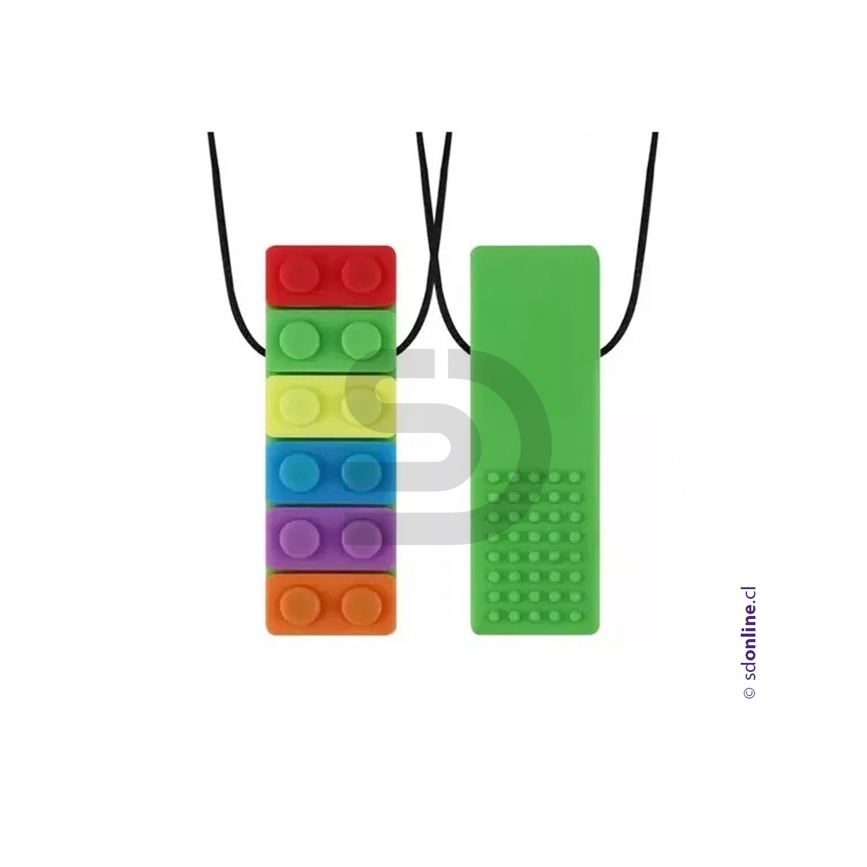 Mordedor sensorial lego multicolor 3