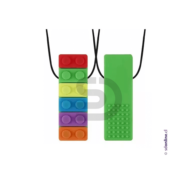 Mordedor sensorial lego multicolor