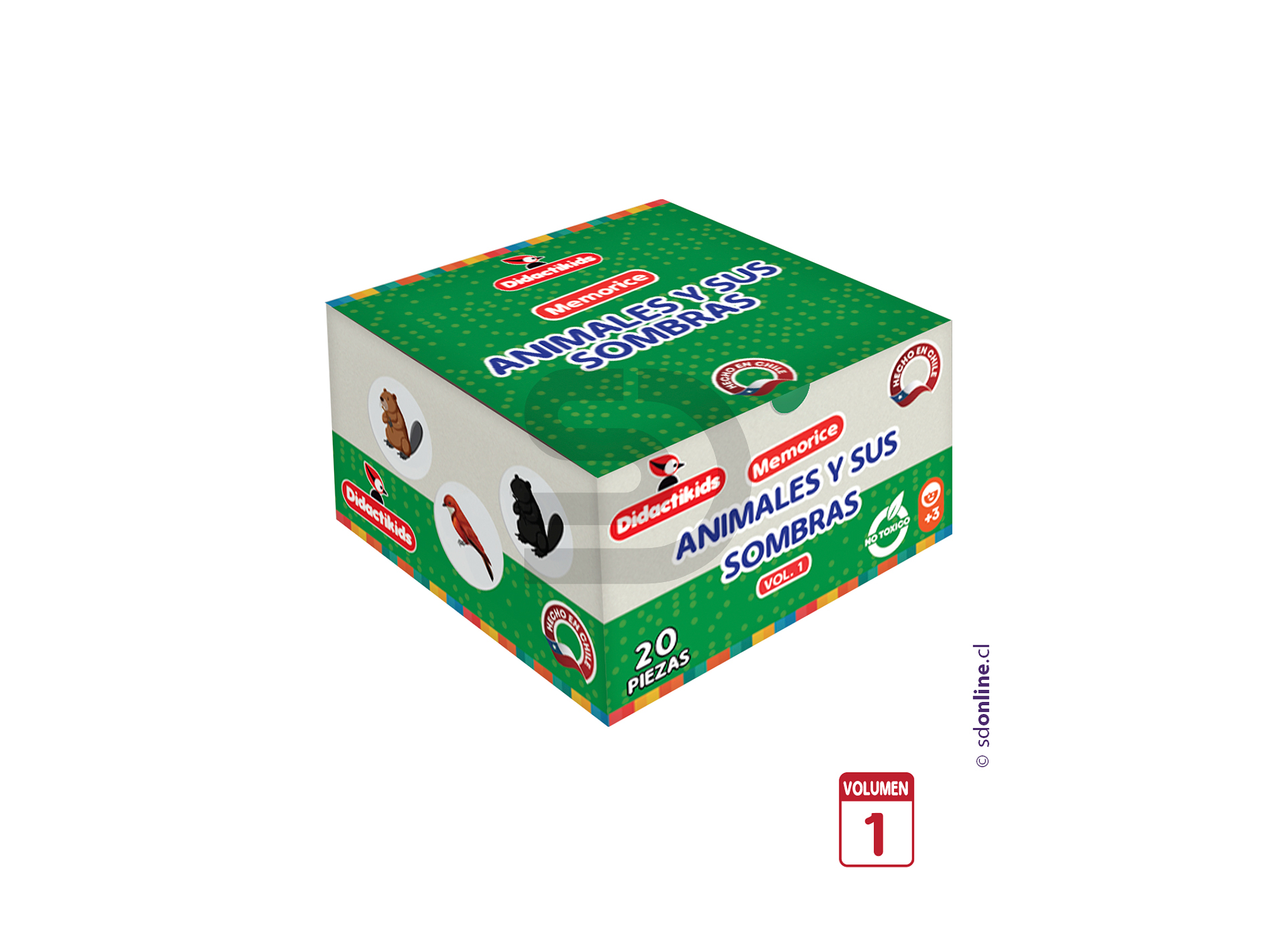 Memorice animales y sus sombras 2