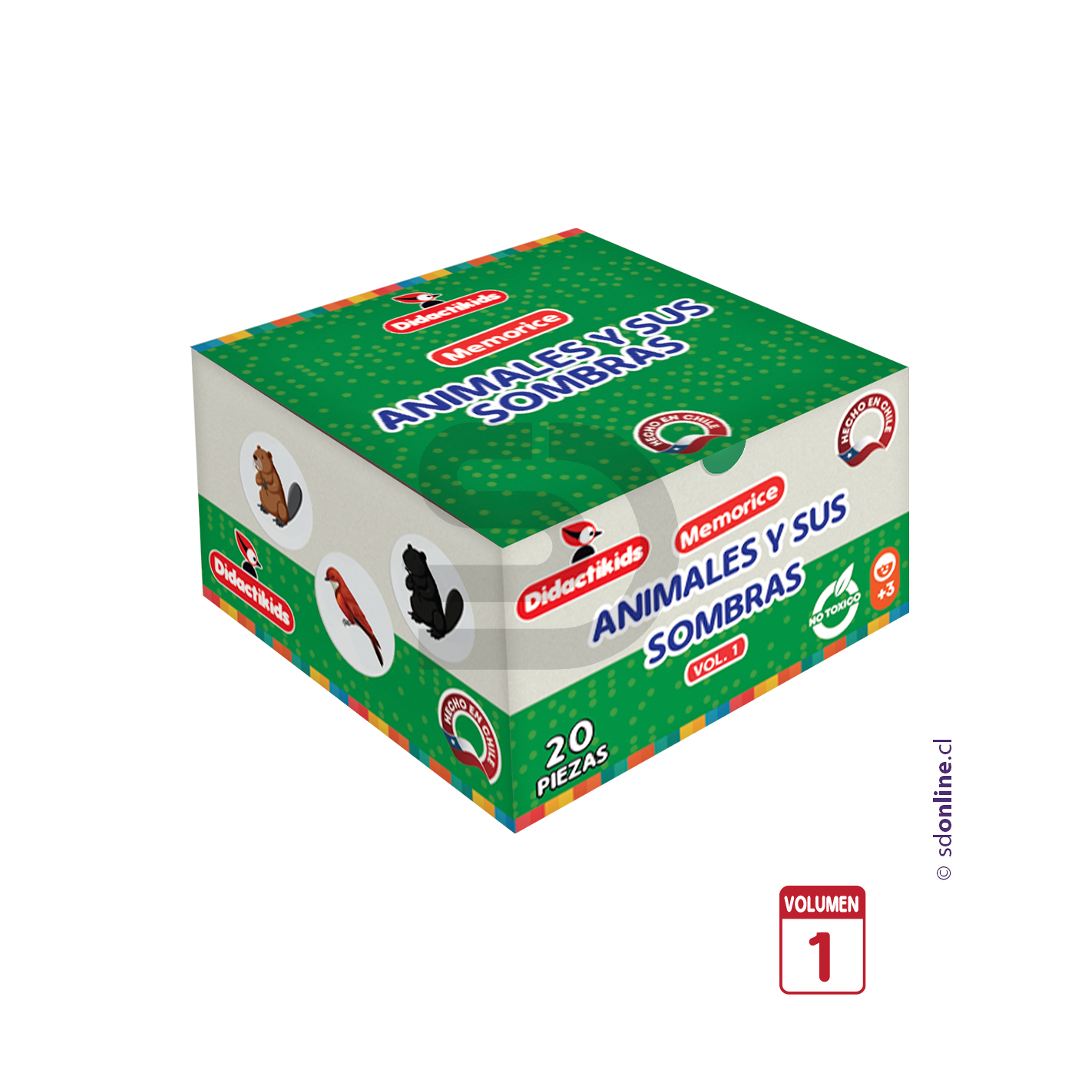 Memorice animales y sus sombras 2