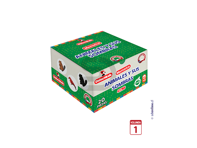 Memorice animales y sus sombras 2