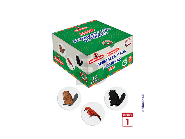 Memorice animales y sus sombras 1