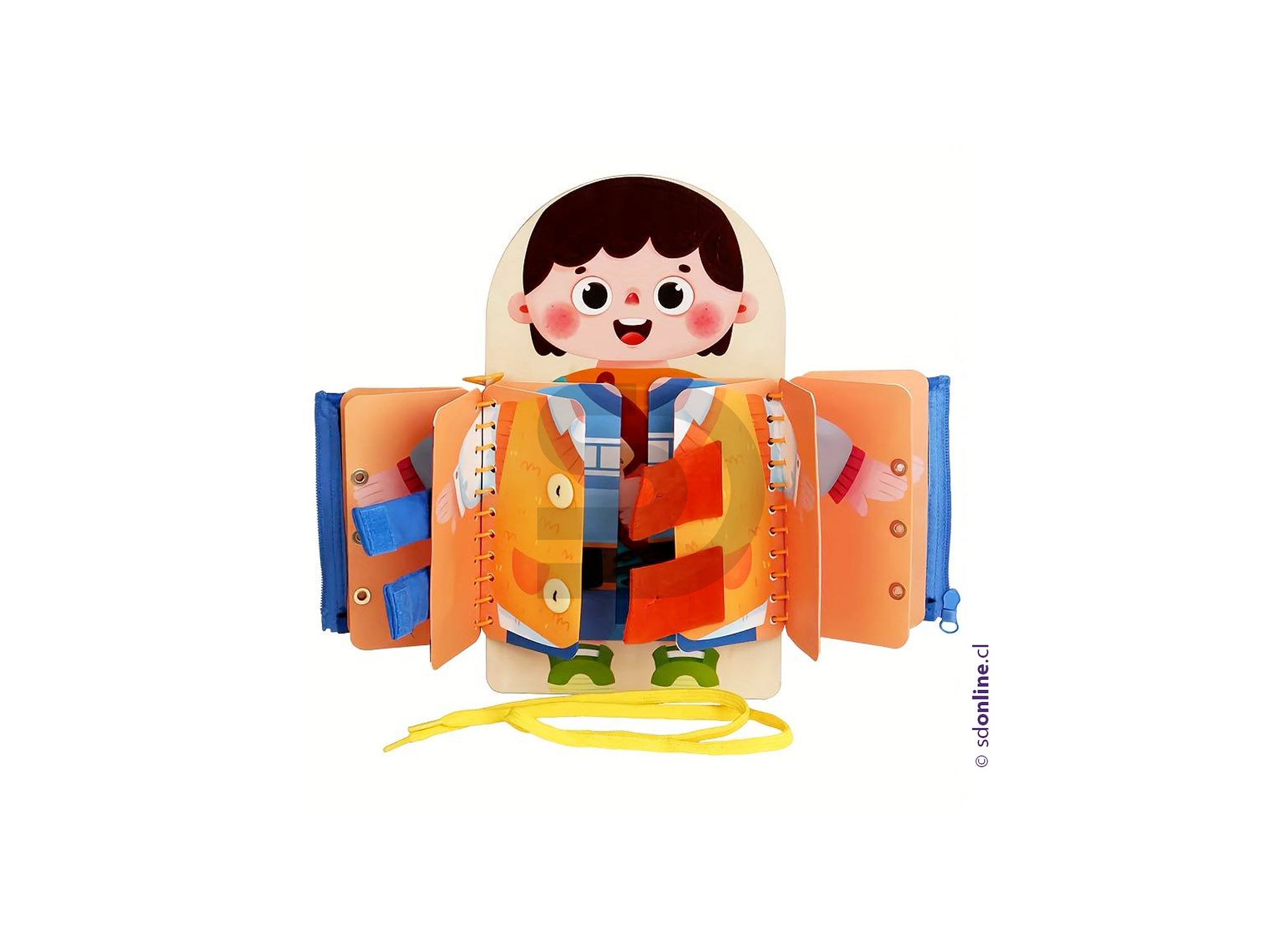 Libro sensorial con actividades motrices 1