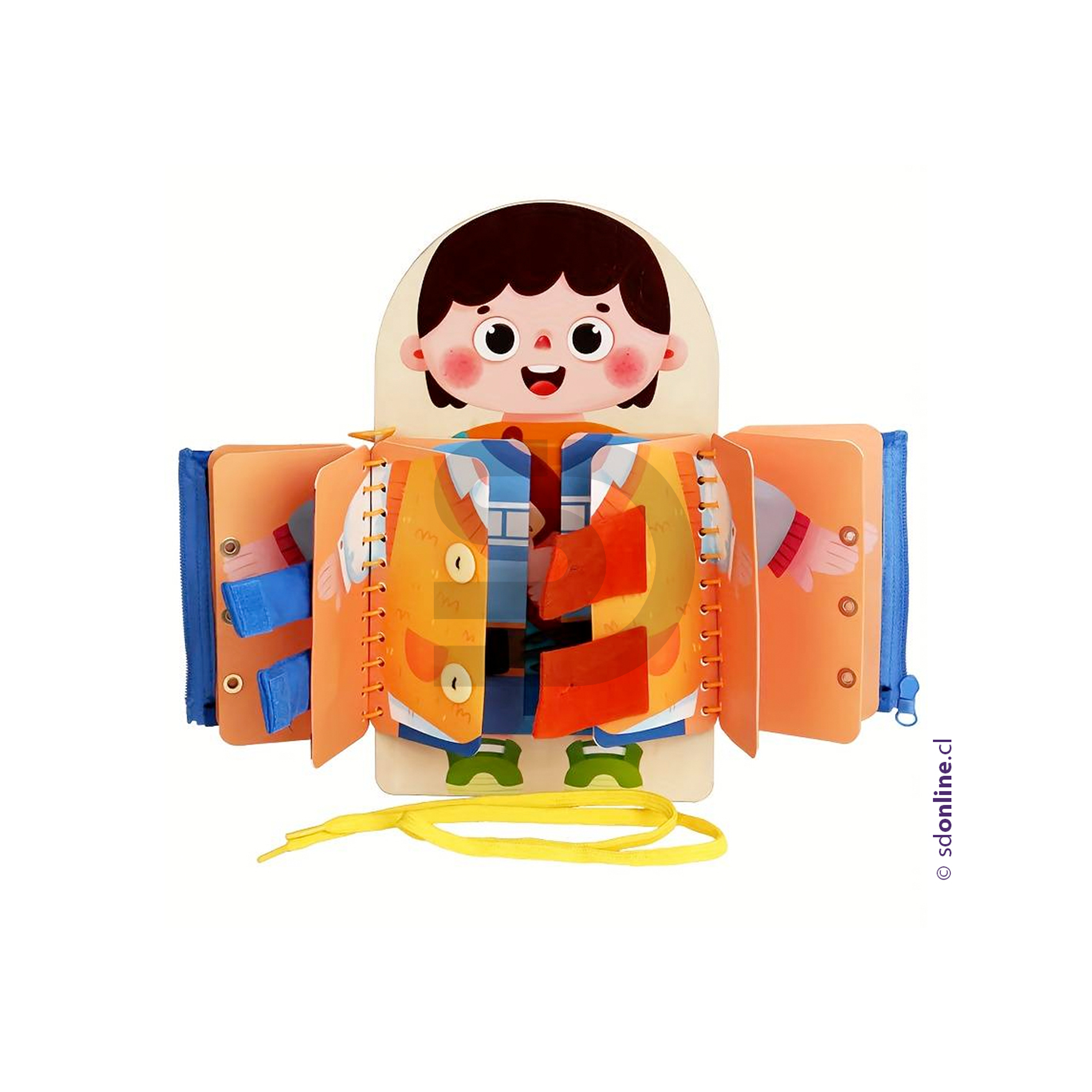 Libro sensorial con actividades motrices 1