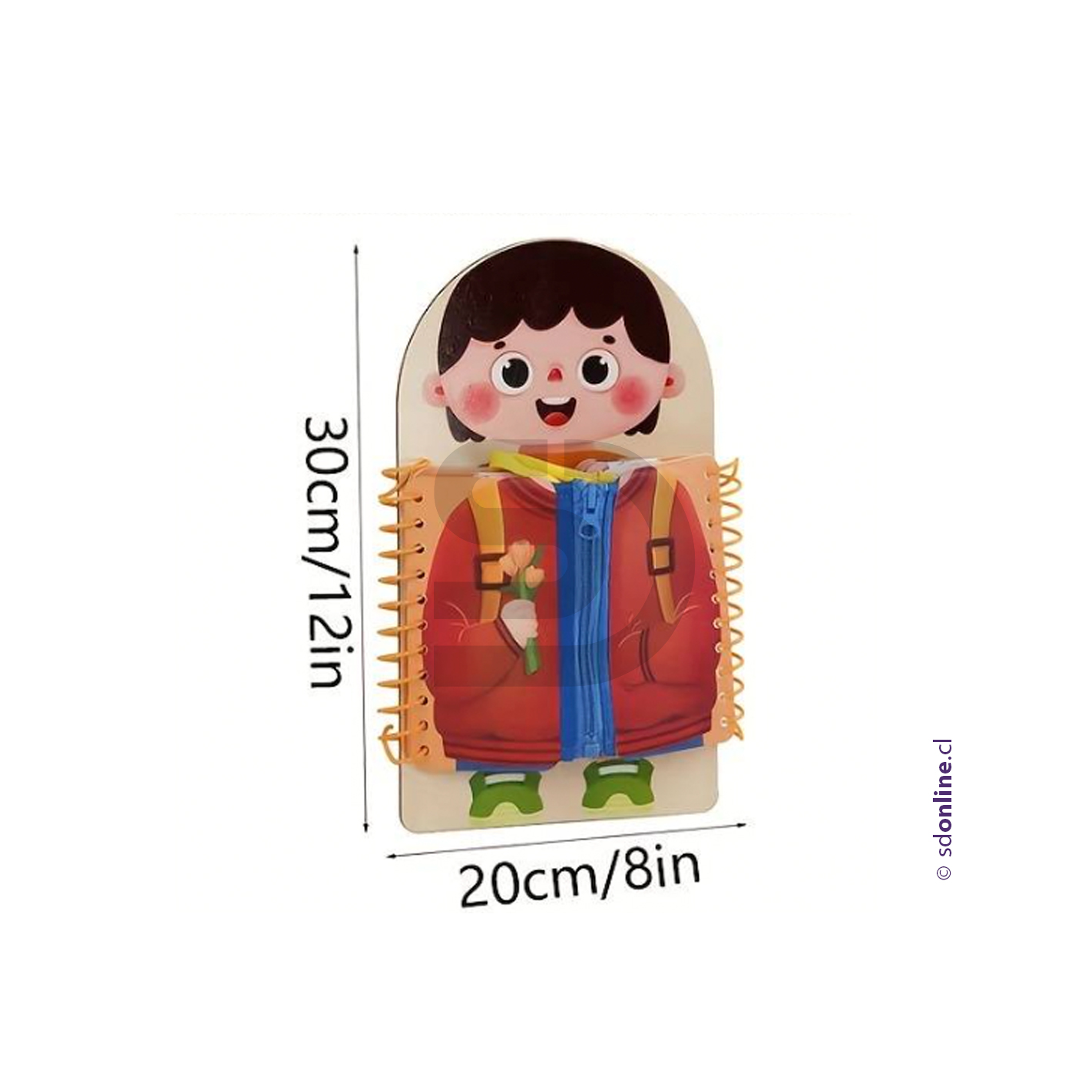 Libro sensorial con actividades motrices 2