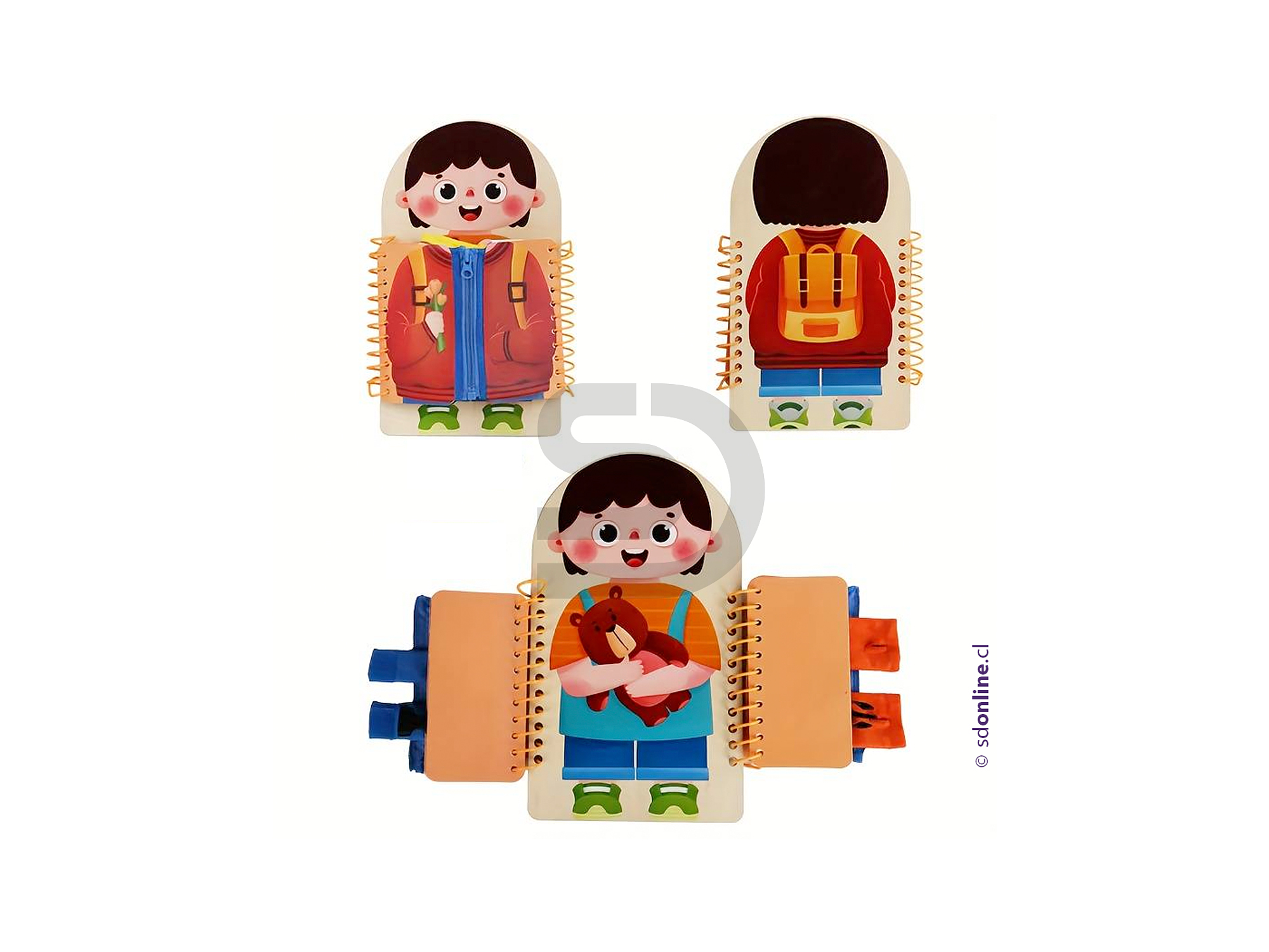 Libro sensorial con actividades motrices 3