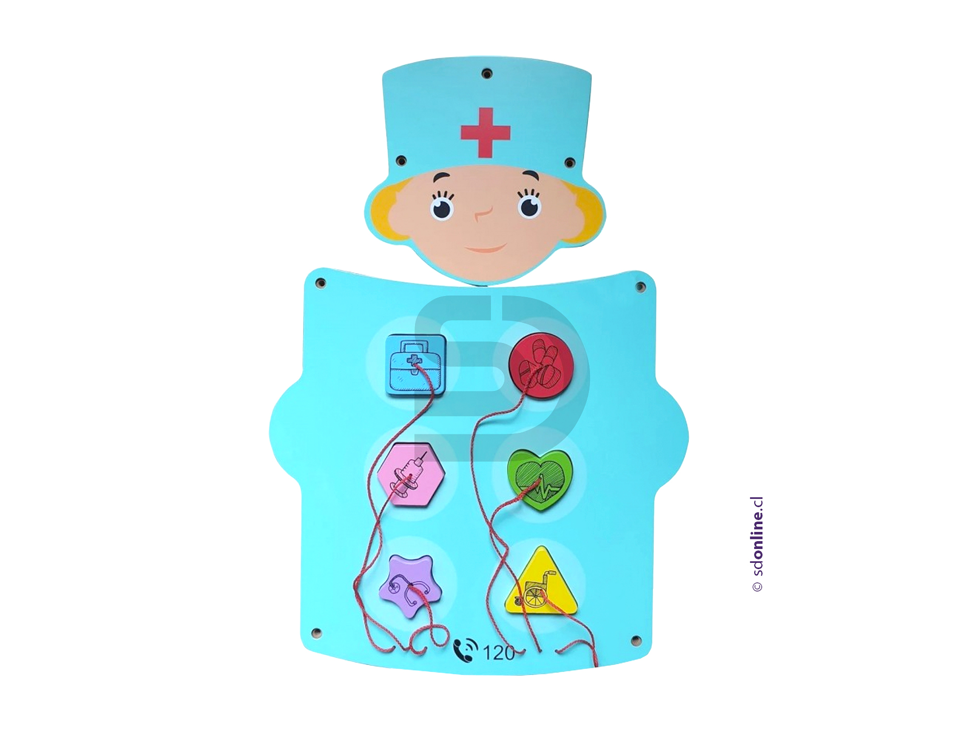 Panel mural de pared enfermera 1