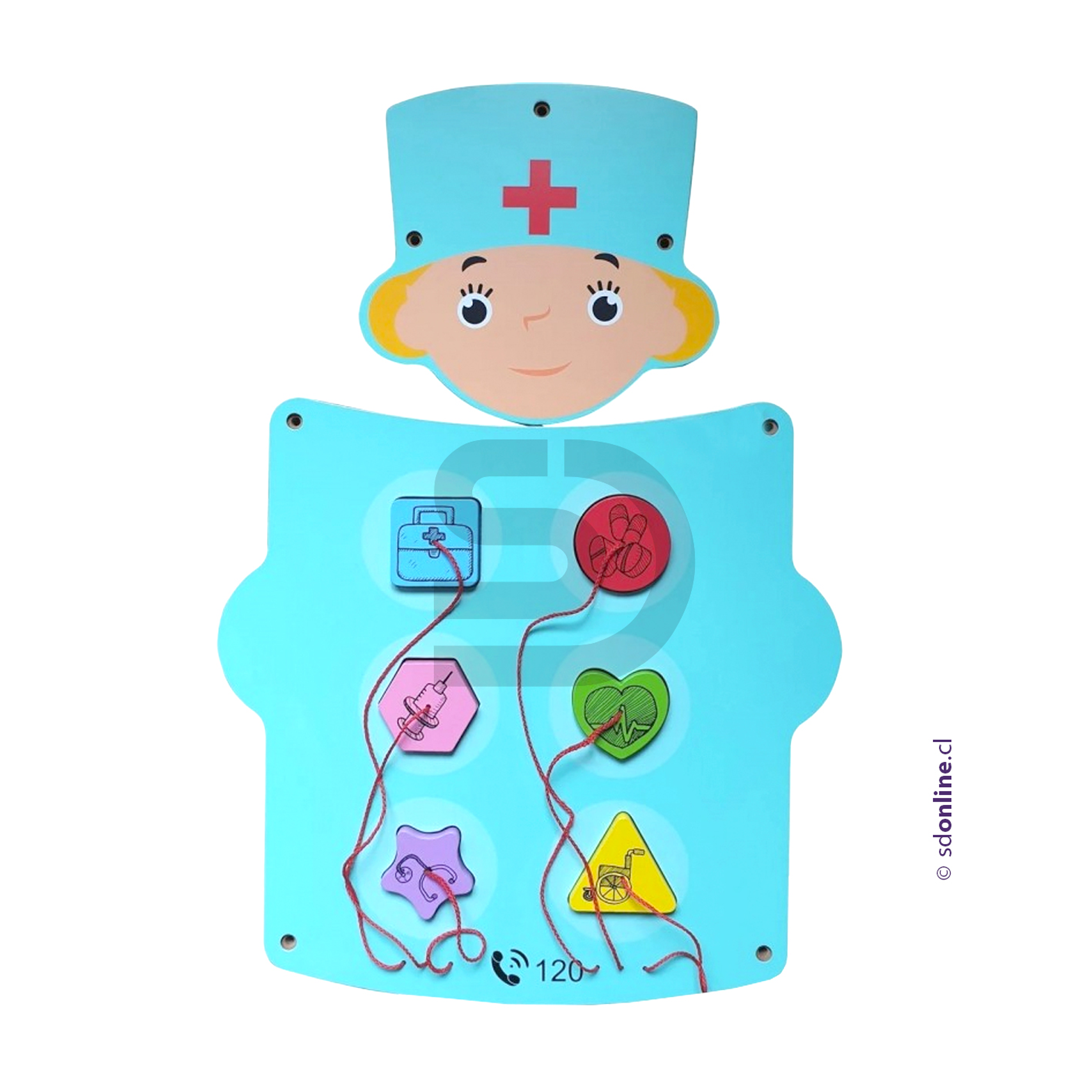 Panel mural de pared enfermera 1