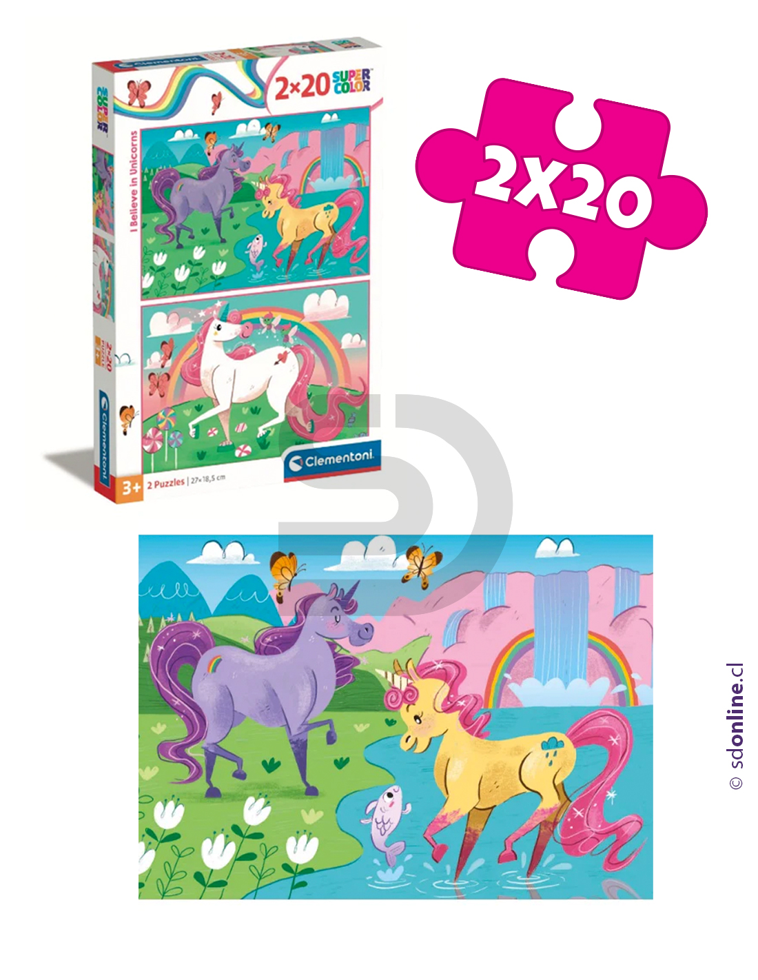 Schmidt Spiele SSP Dragons, Motiv 1 58581 - buy at Galaxus Educa Puzzle. Dragon, Princess and Unicorn 1500 Teile