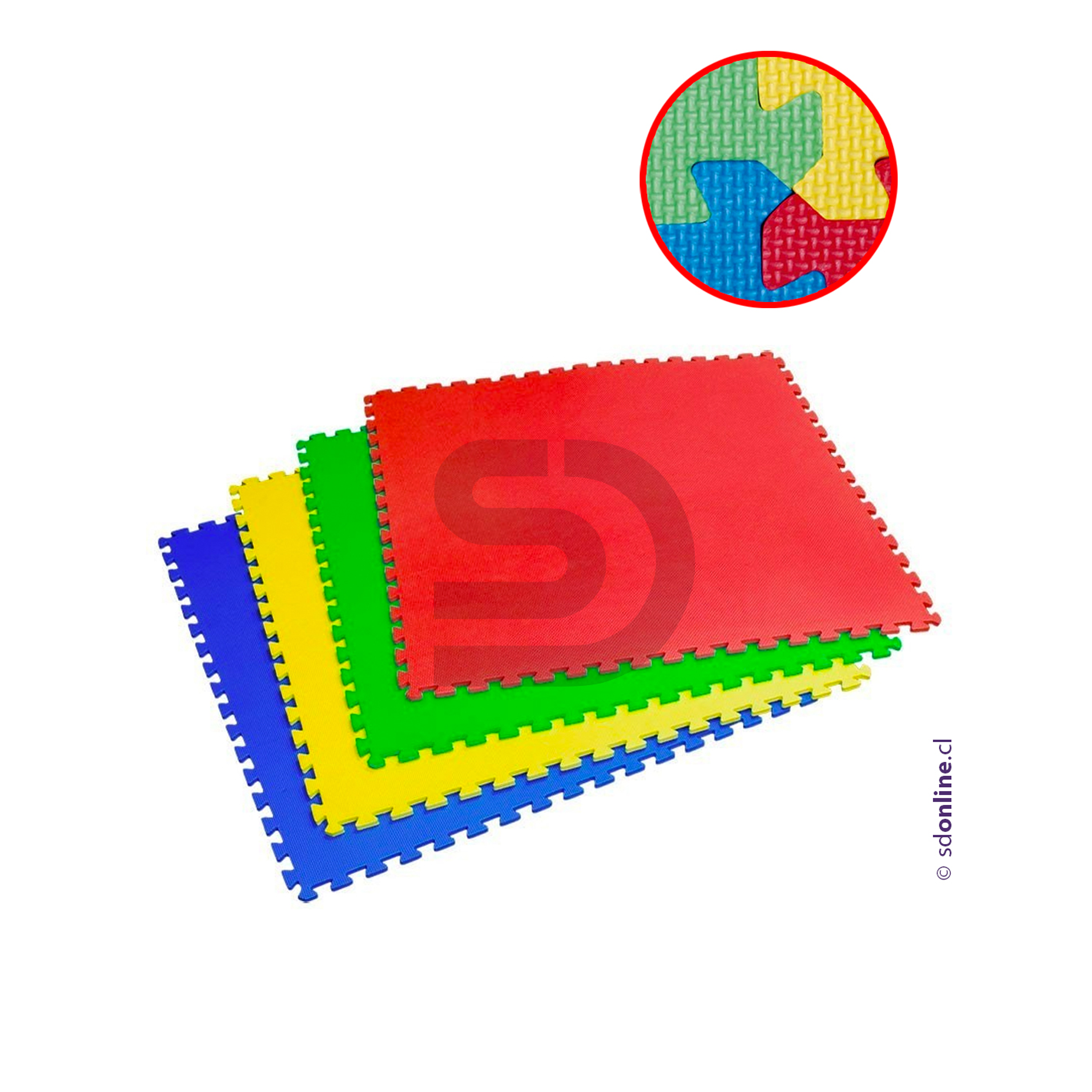 Set alfombras 4 colores 1