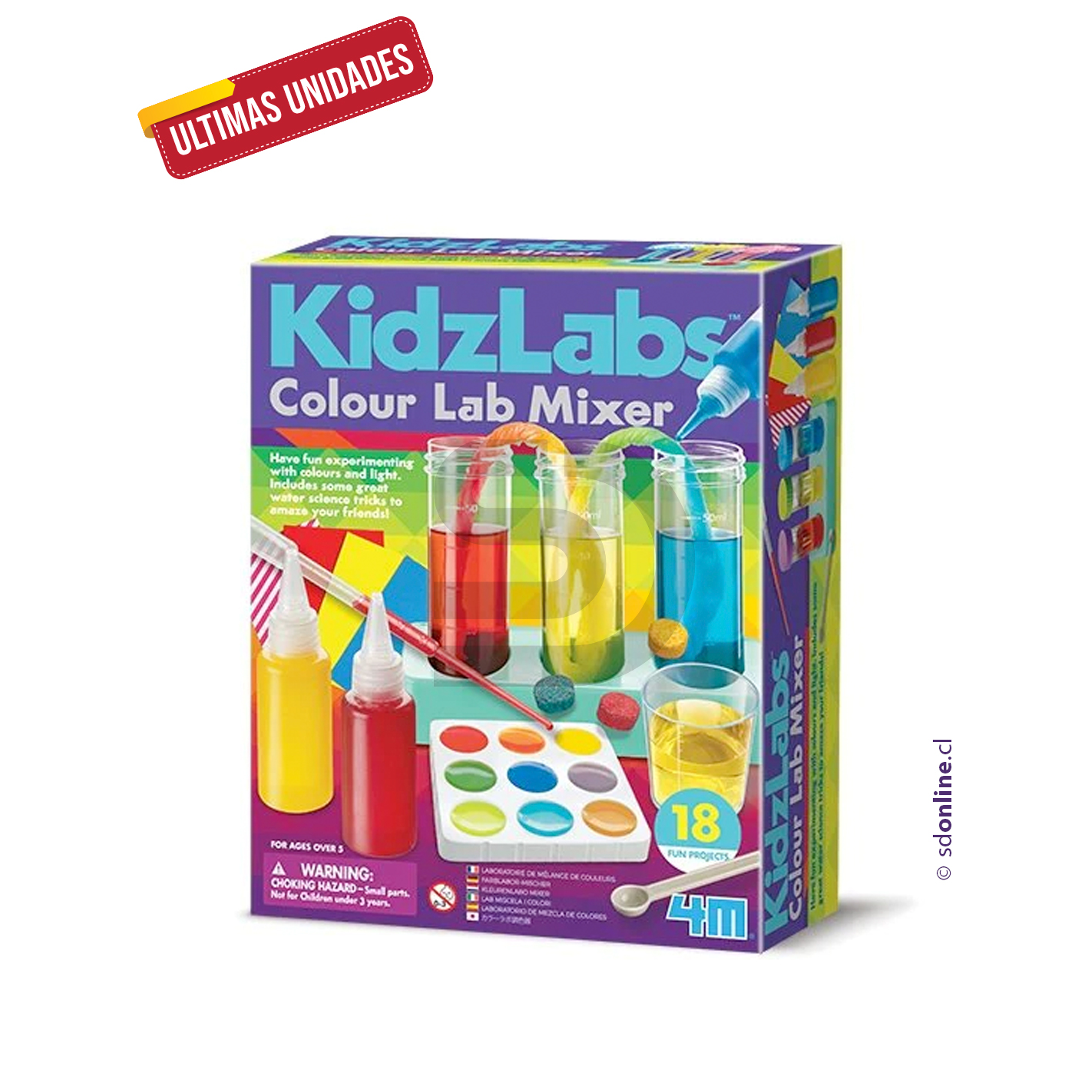 Laboratorio mezcla de colores 1