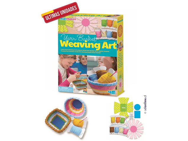 Manualidades con lana y canastas 1